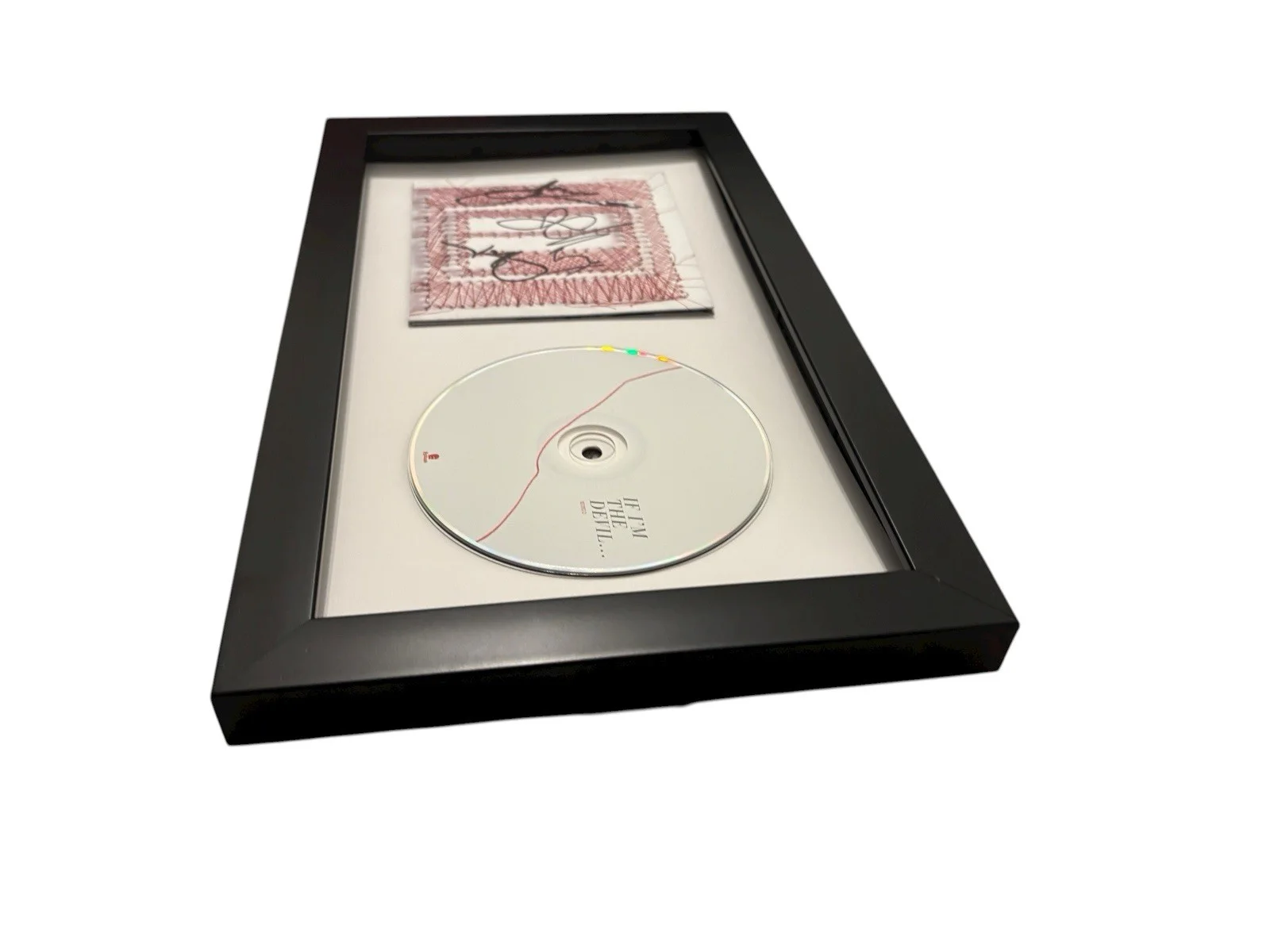 LETLIVE. SIGNED AUTOGRAPH IF I’M THE DEVIL FRAMED CD JASON +2 w/ PROOF + JSA COA, image 5
