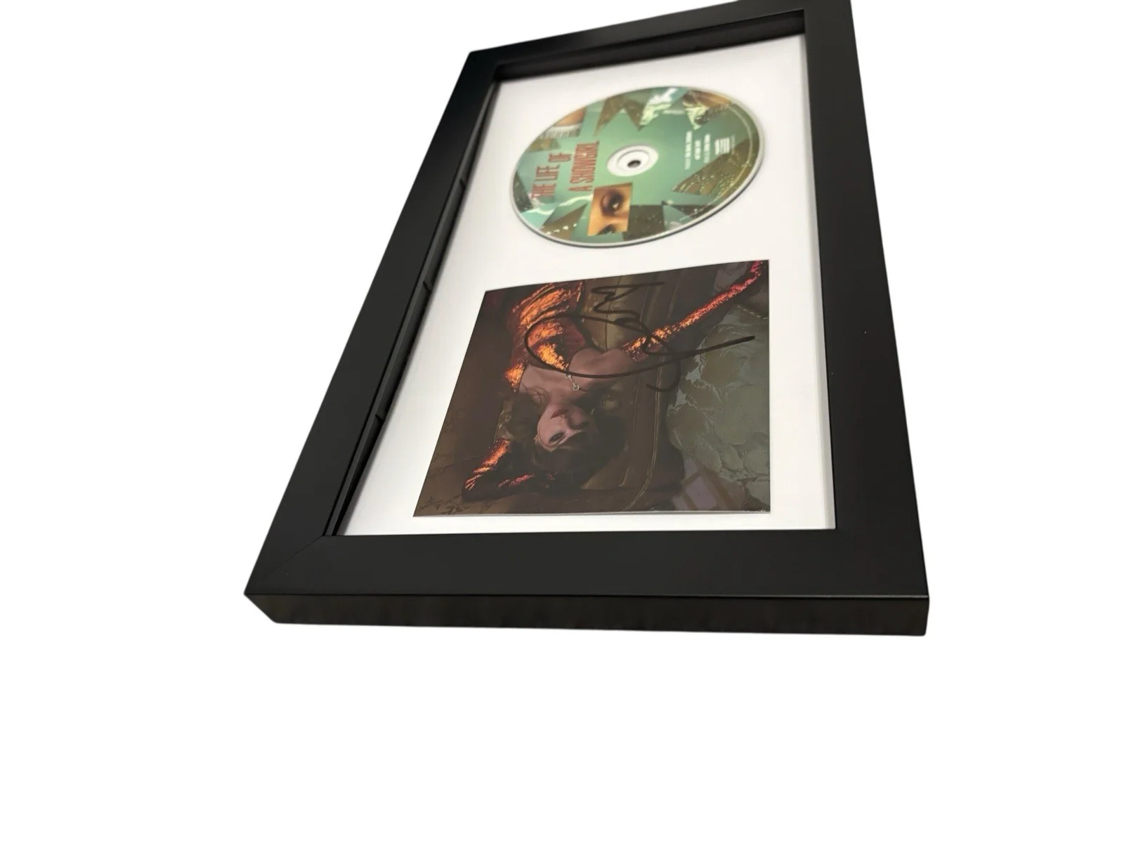 TAYLOR SWIFT SIGNED AUTOGRAPH LIFE OF A SHOWGIRL FRAMED & MATTED CD JSA CERT COA, изображение 4