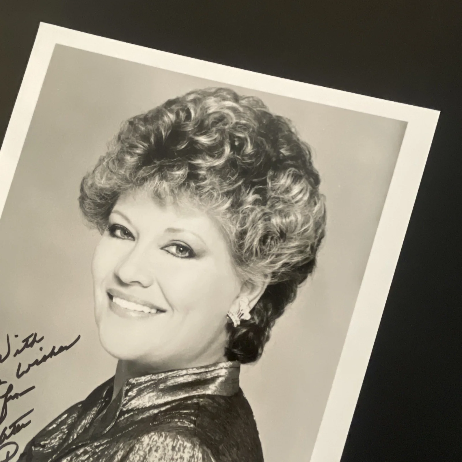 PATTI PAGE Singer “Tennessee Waltz”: Hand Signed Celebrity Photo 8x10”/ KSK, изображение 3