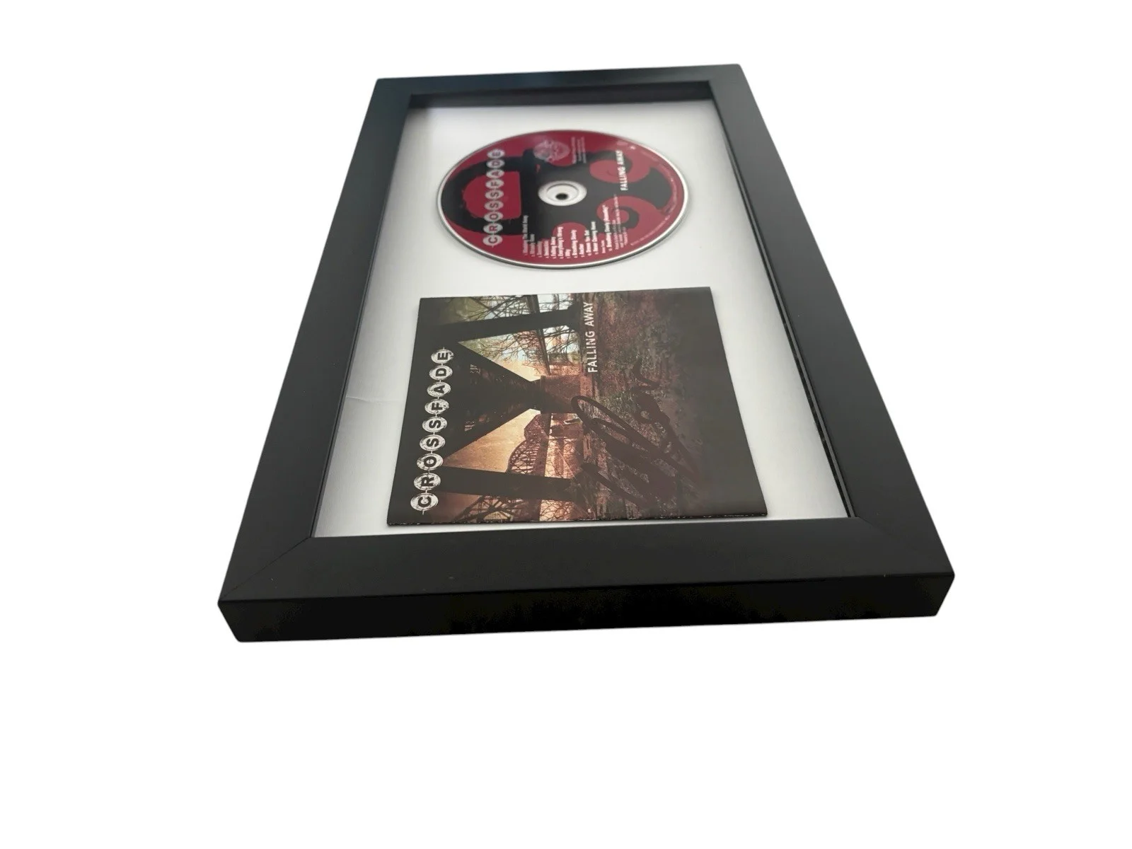 CROSSFADE ED SLOAN SIGNED AUTOGRAPH FALLING AWAY FRAMED & MATTED CD RARE JSA COA, image 4