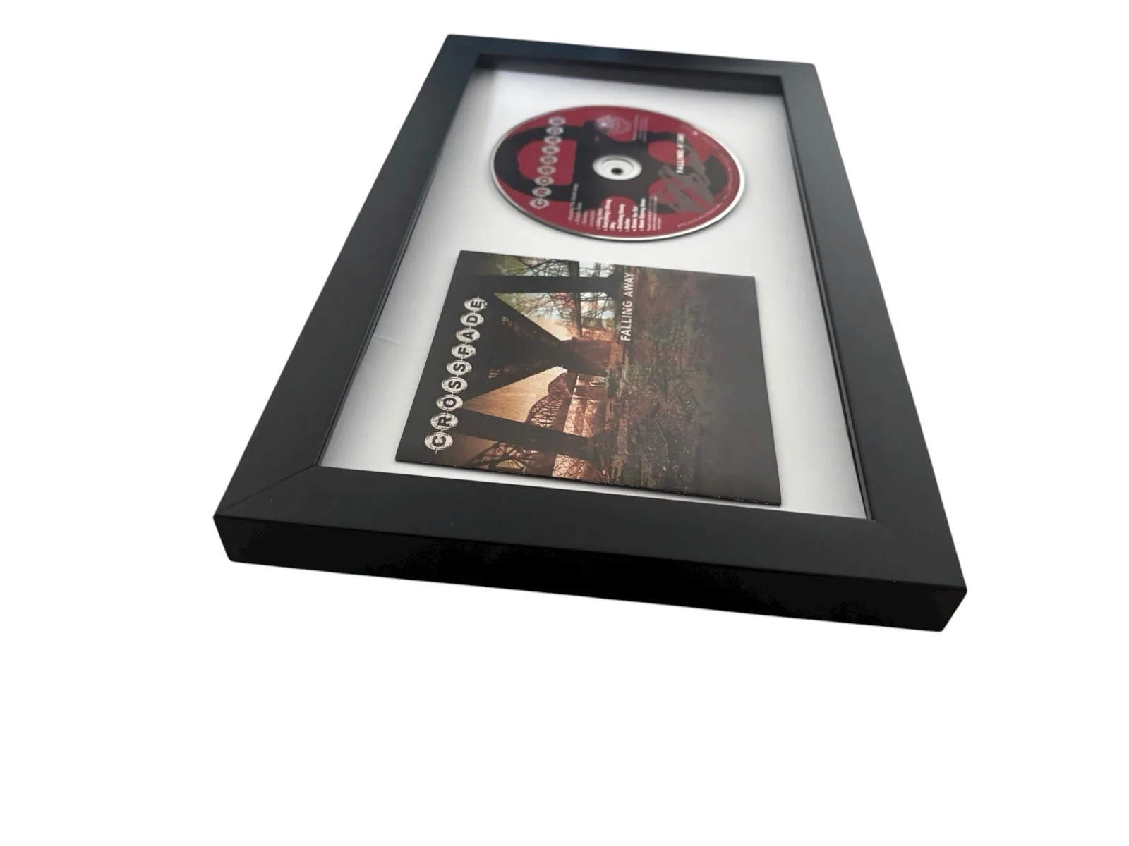 CROSSFADE ED SLOAN SIGNED AUTOGRAPH FALLING AWAY FRAMED & MATTED CD RARE JSA COA, image 4
