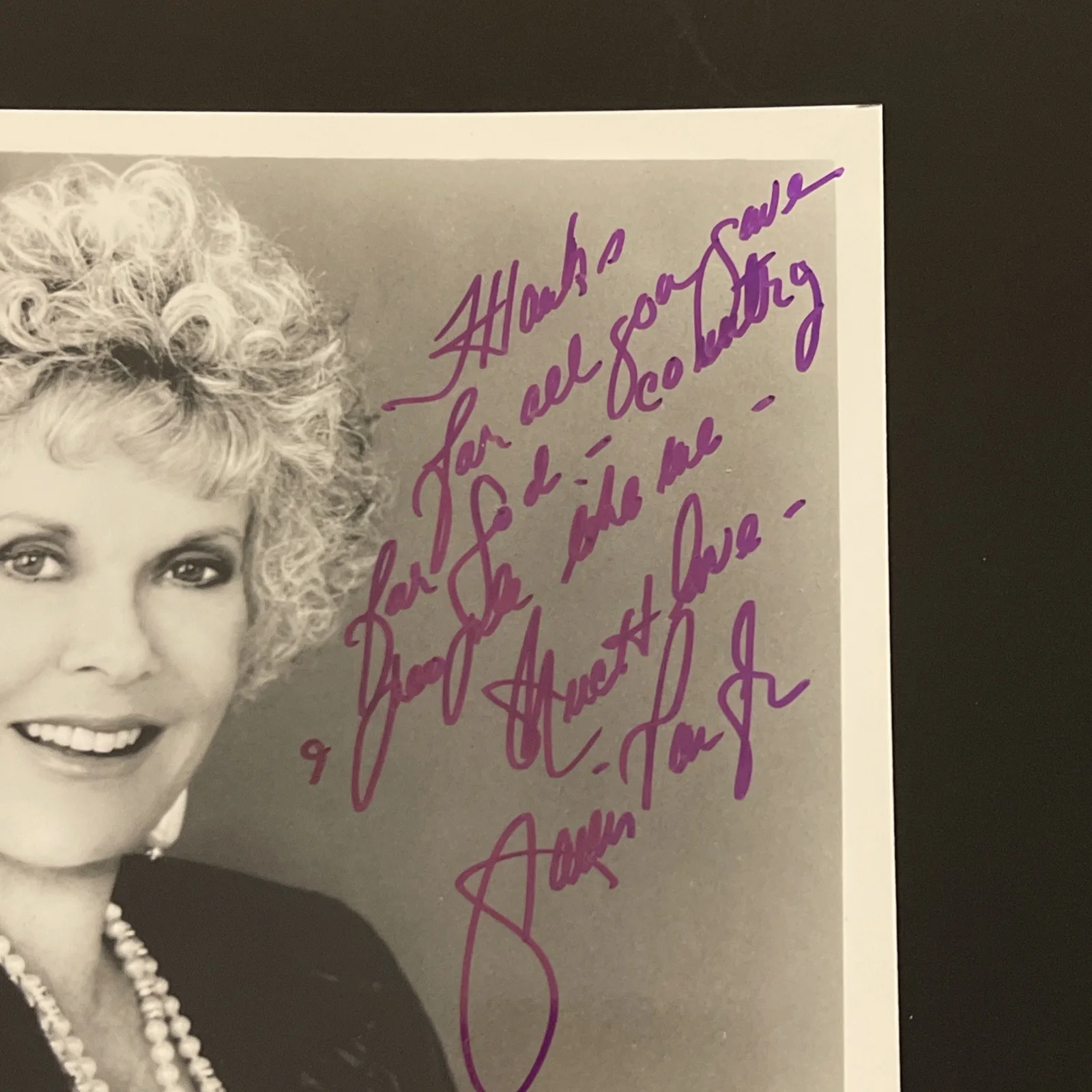 JANIS PAIGE Golden Age Of Hollywood: Hand Signed Celebrity Photo 8x10”/ KSK, изображение 2
