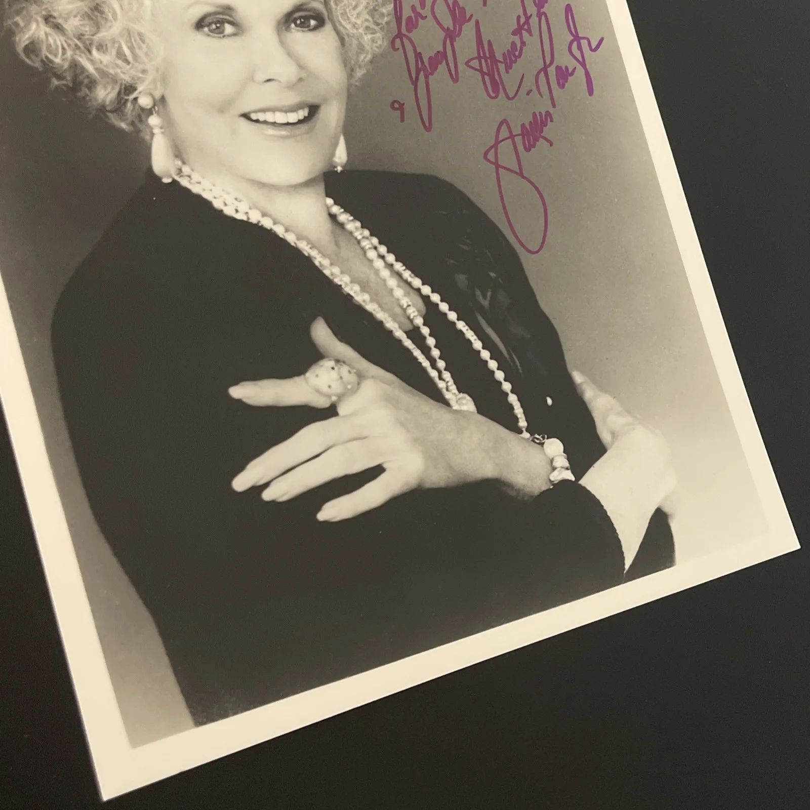 JANIS PAIGE Golden Age Of Hollywood: Hand Signed Celebrity Photo 8x10”/ KSK, изображение 4
