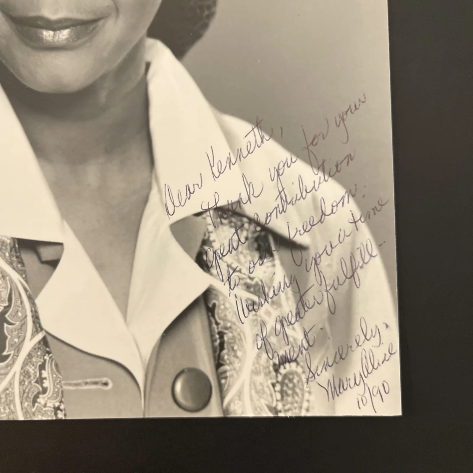 MARY ALICE A Different World, Emmy&Tony Awards: Signed Celebrity Photo 8x10”/KSK, изображение 2