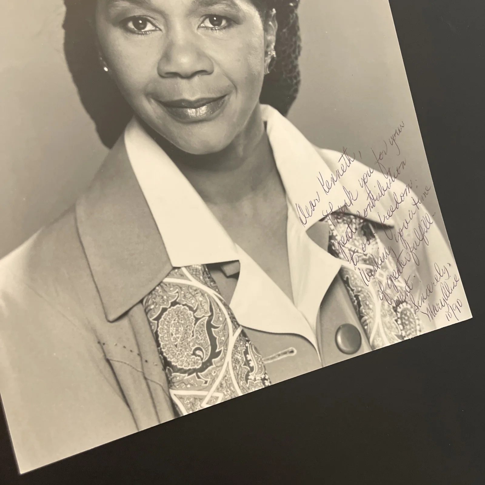 MARY ALICE A Different World, Emmy&Tony Awards: Signed Celebrity Photo 8x10”/KSK, изображение 4