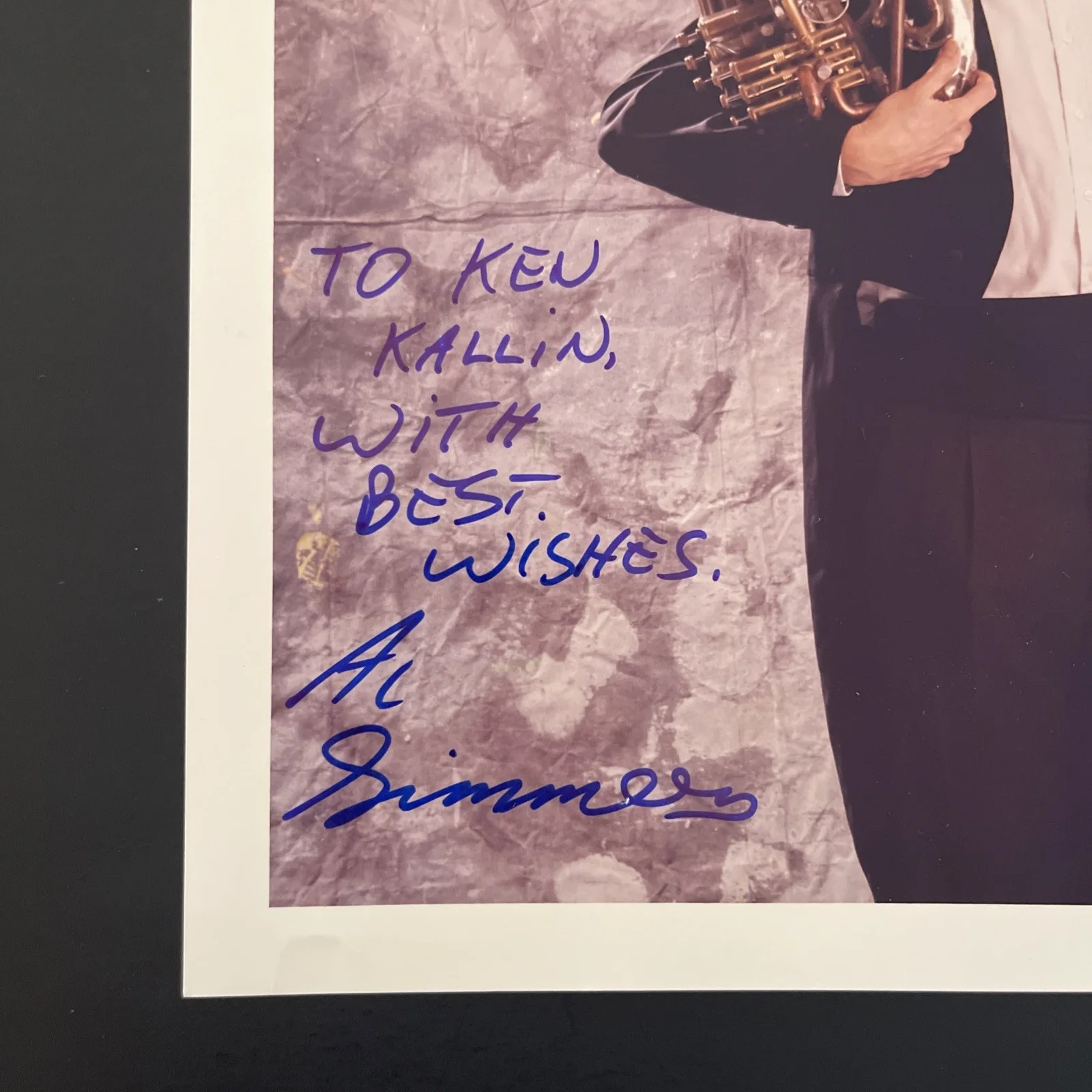 AL SIMMONS Musician & Comedian: Hand Signed Celebrity Photo 8 x 10” / KSK, изображение 2