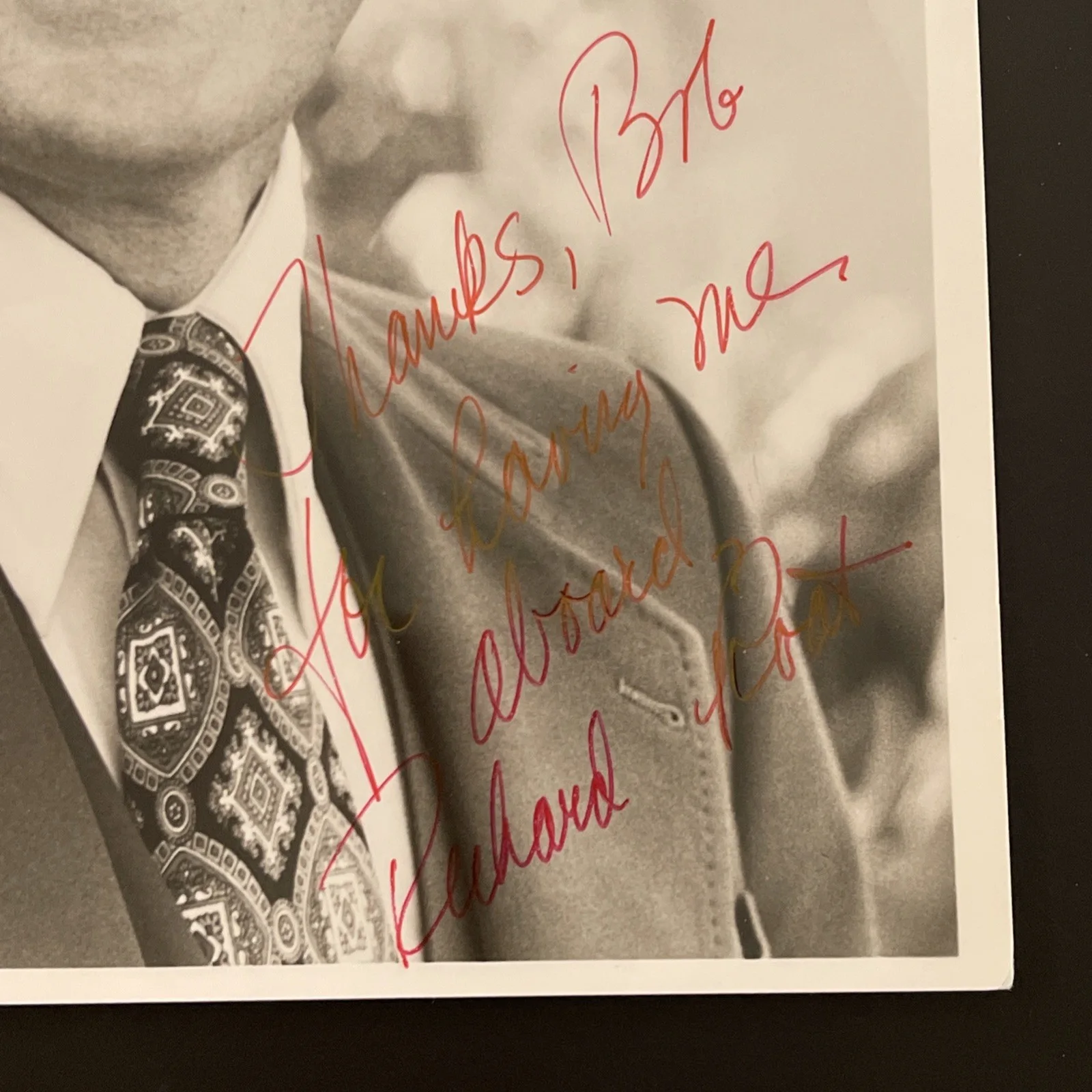 RICHARD ROAT, From Here To Eternity: Hand Signed Celebrity Photo 8 x 10” /KSK, изображение 2