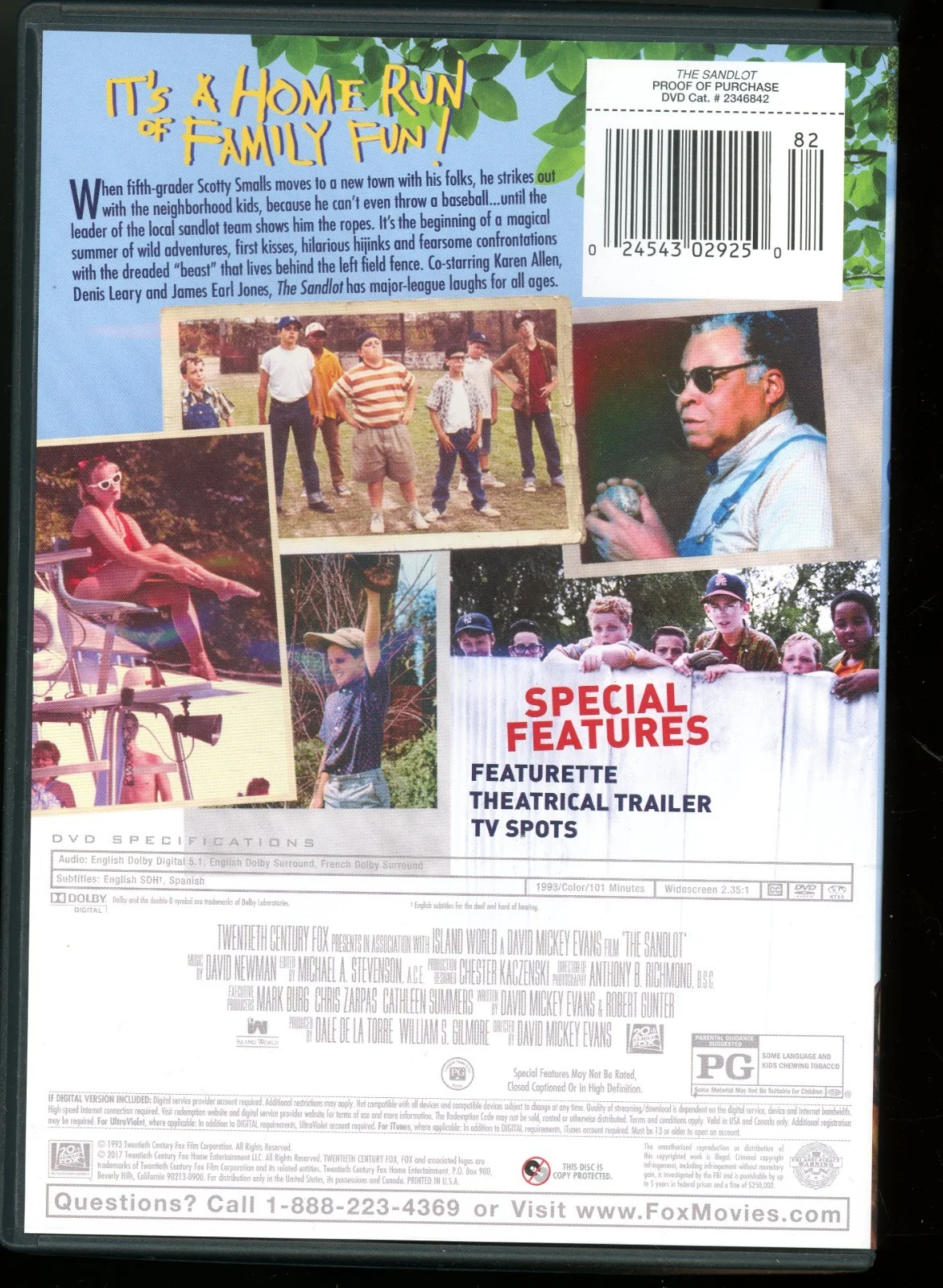 Chauncey Leopardi — Chauncey Leopardi Signed The Sandlot DVD Squints Actor ICONIC GOAT PROOF on COA, image 3