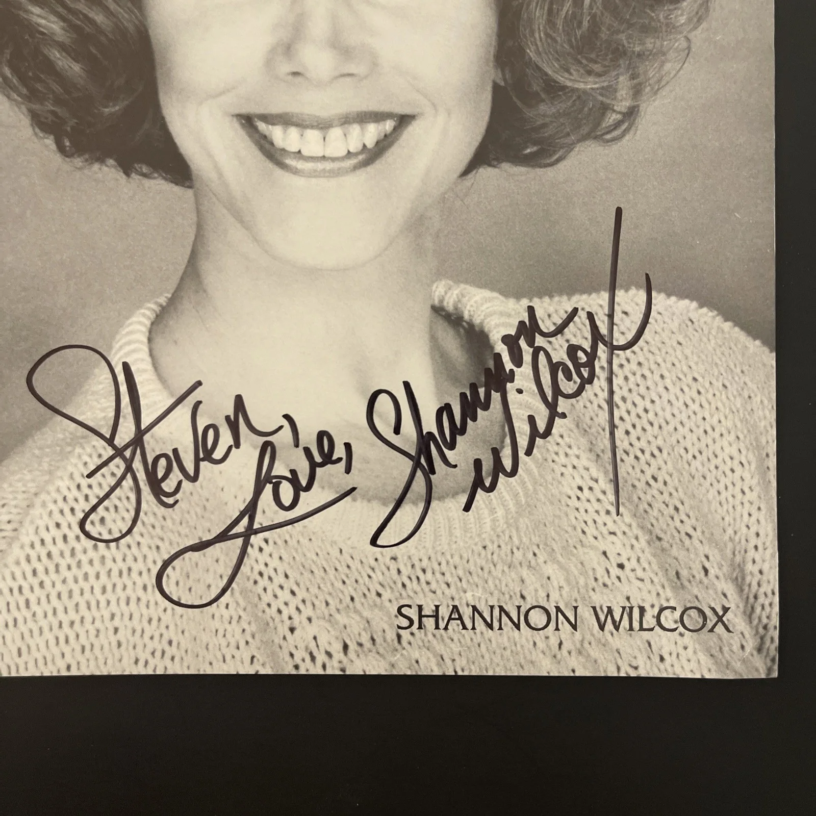 SHANNON WILCOX, Dallas, Frankie & Johnny: Hand Signed Celebrity Photo 8x10” /KSK, изображение 2