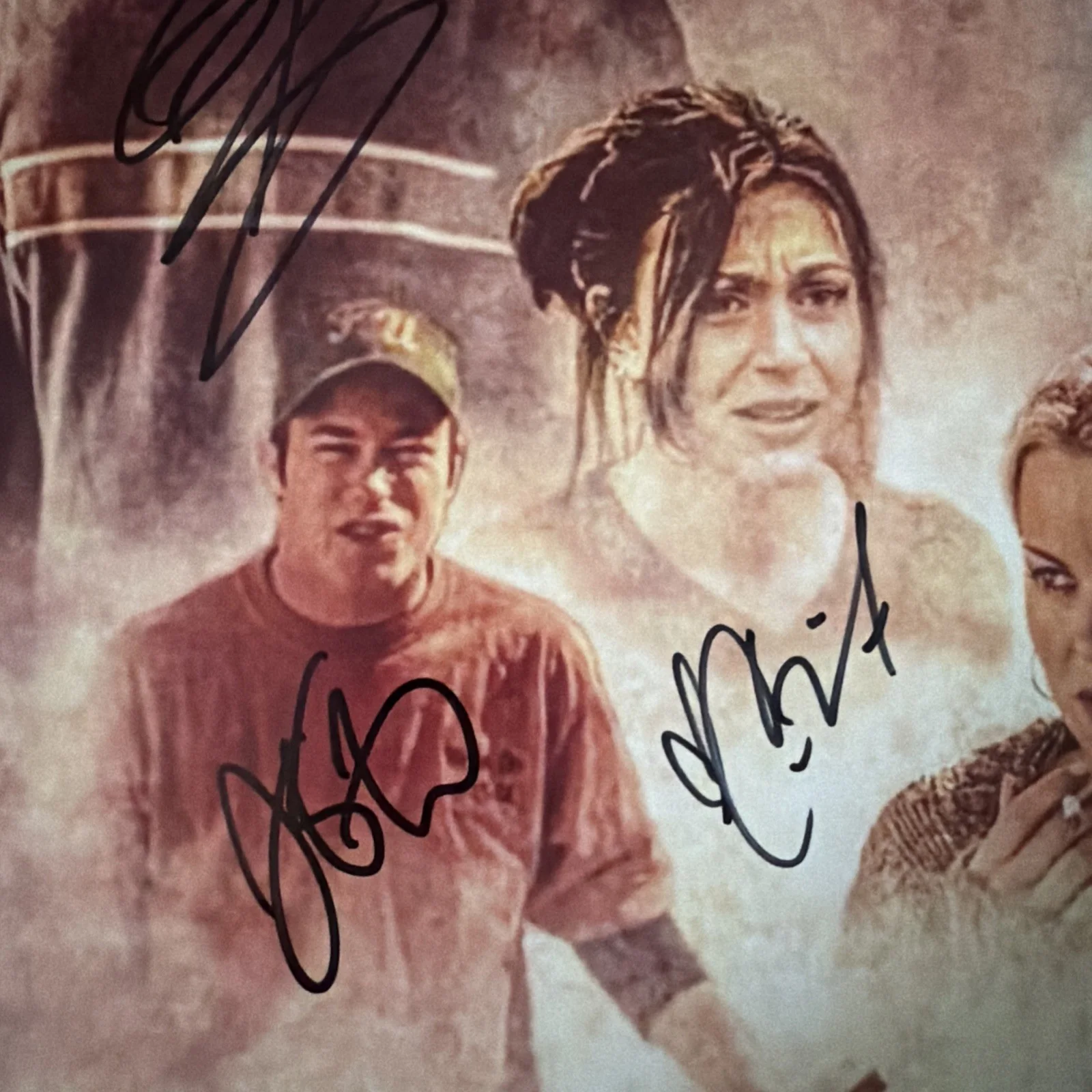 Cabin Fever 11x17 poster signed by 5 JSA Joey Kern Rider Strong Cerina Vincent, изображение 5