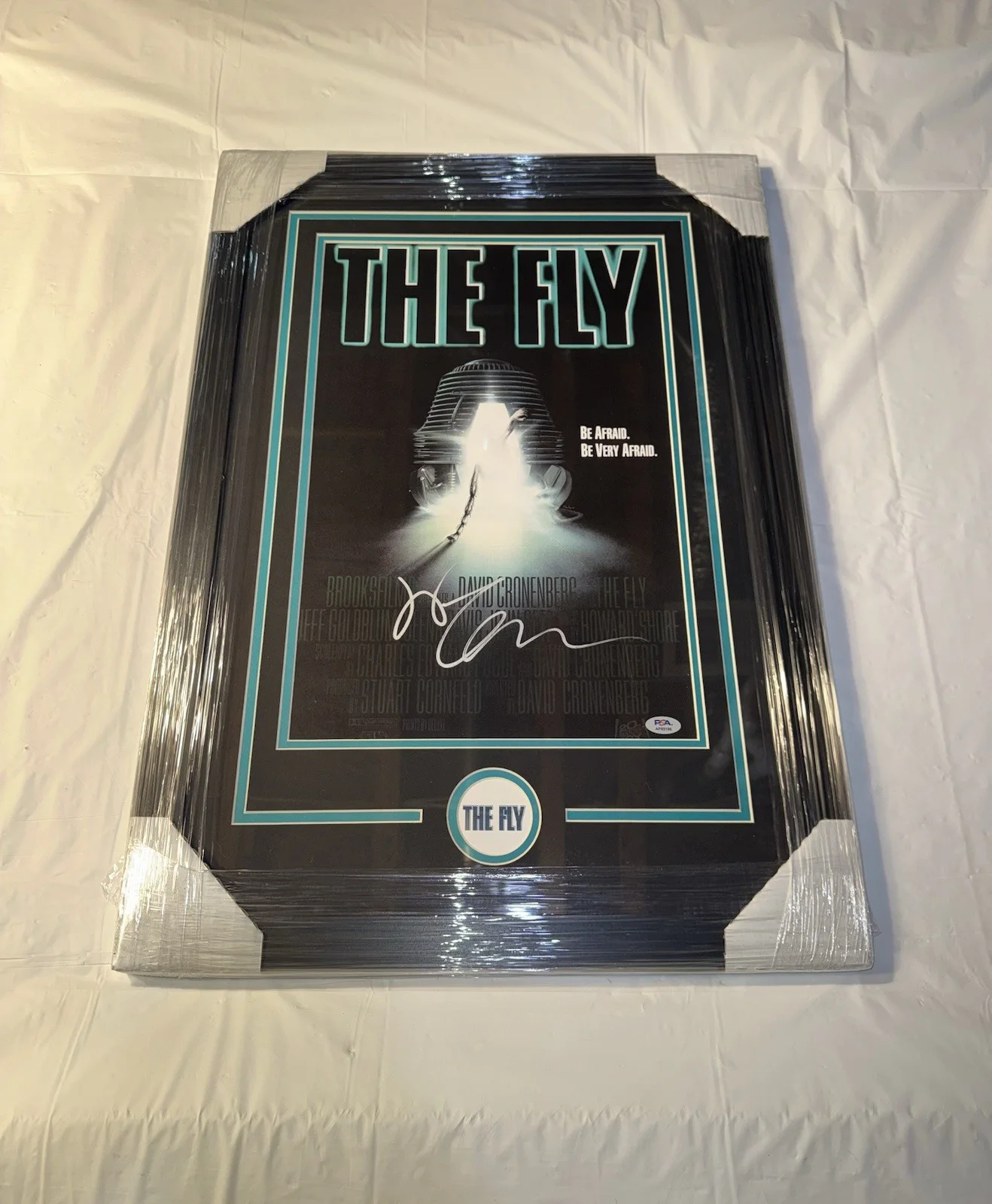 Jeff Goldblum — JEFF GOLDBLUM SIGNED AUTOGRAPH FRAMED THE FLY MOVIE POSTER PSA/DNA COA 12x18, изображение 5