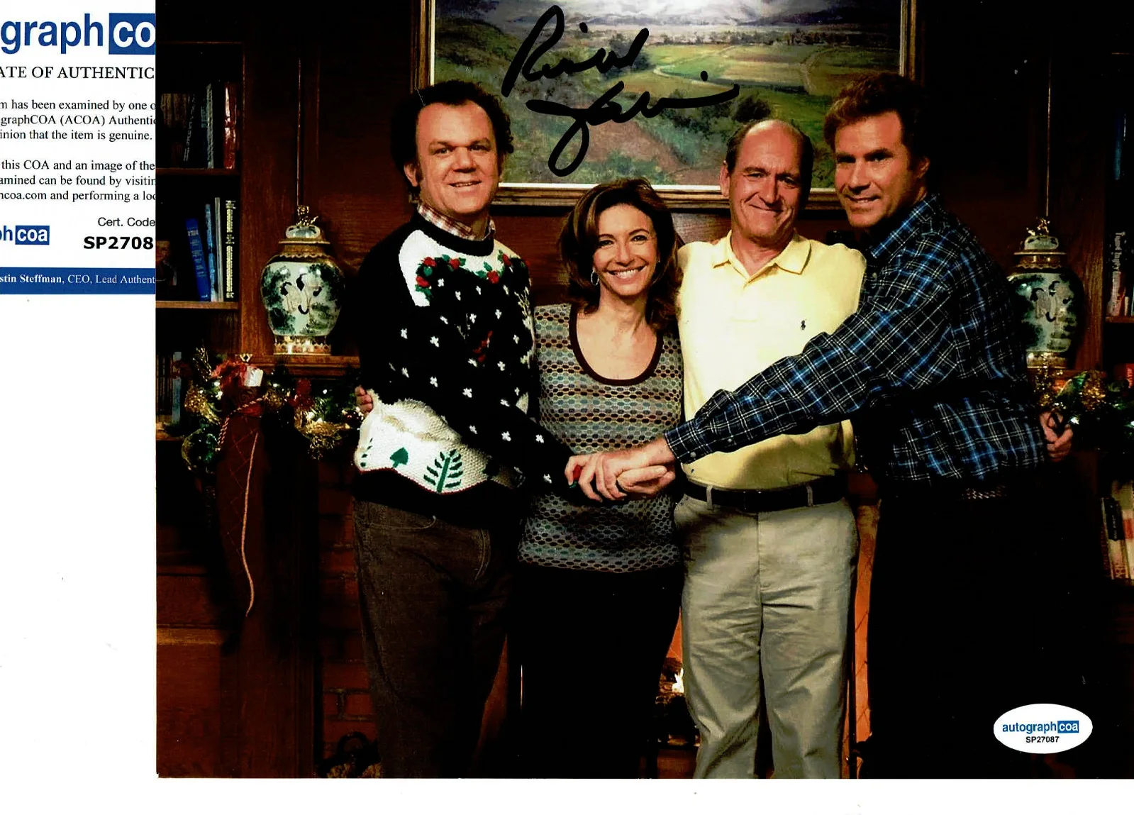 Richard Jenkins — Step Brothers Richard Jenkins autographed 8x10 color Photo Certified ***