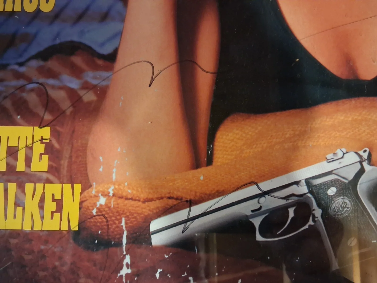 Quentin Tarantino Autographed PULP FICTION poster, image 5