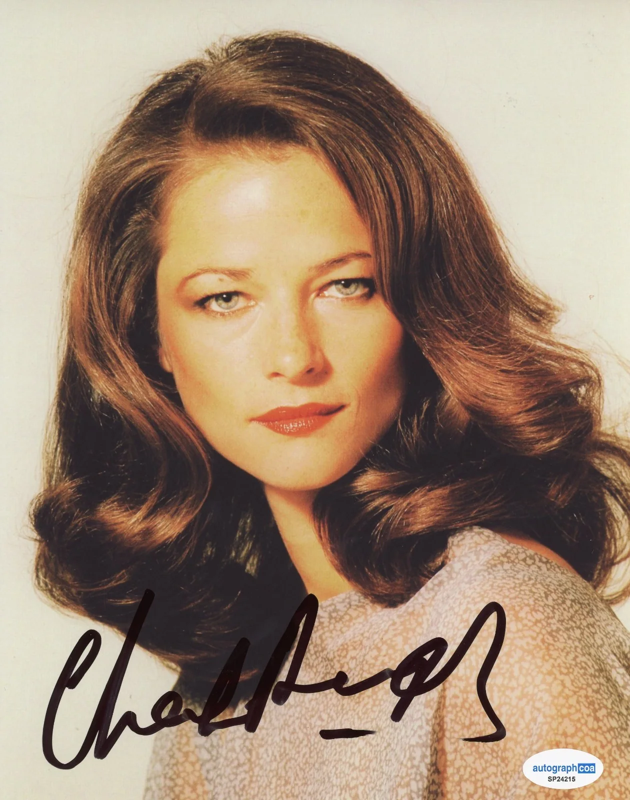 Charlotte Rampling — Charlotte Rampling DUNE Part TWO star Signed Autographed 8x10 Photo ACOA D, image 2