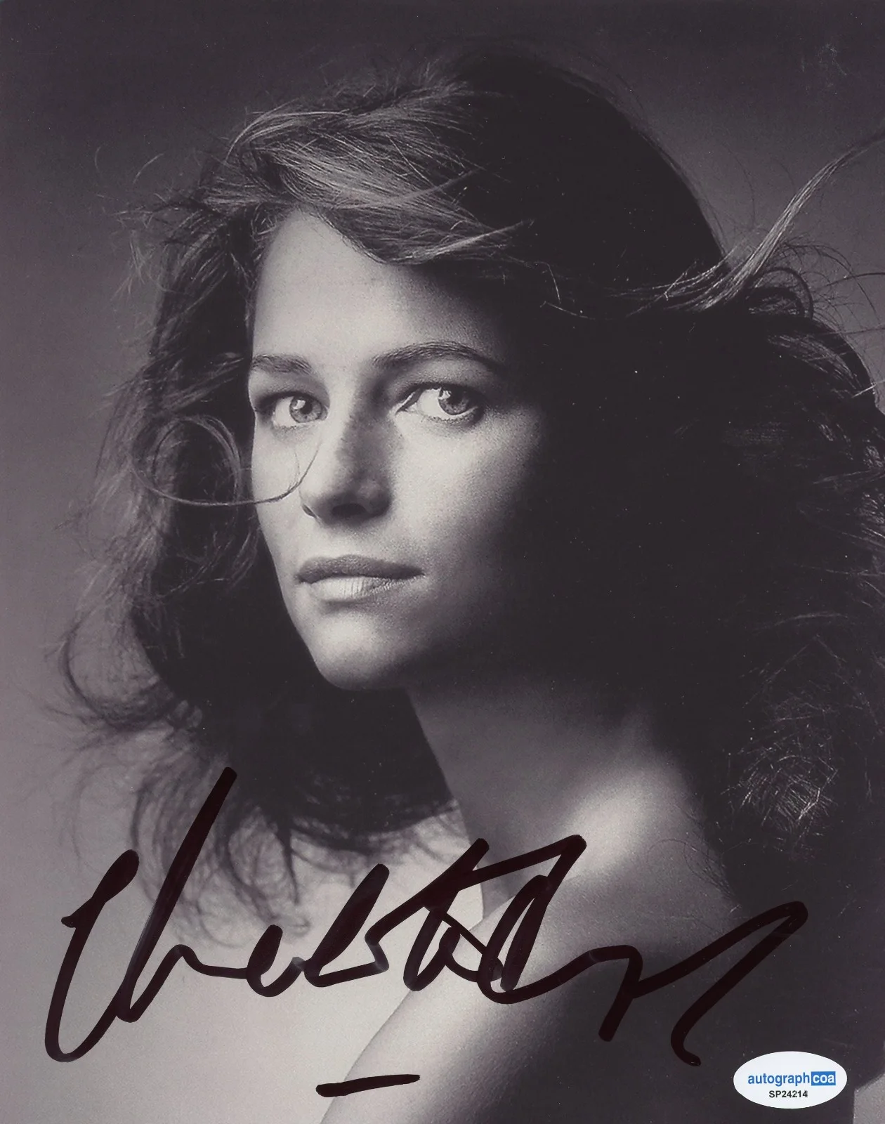 Charlotte Rampling — Charlotte Rampling DUNE Part TWO star Signed Autographed 8x10 Photo ACOA C, image 2