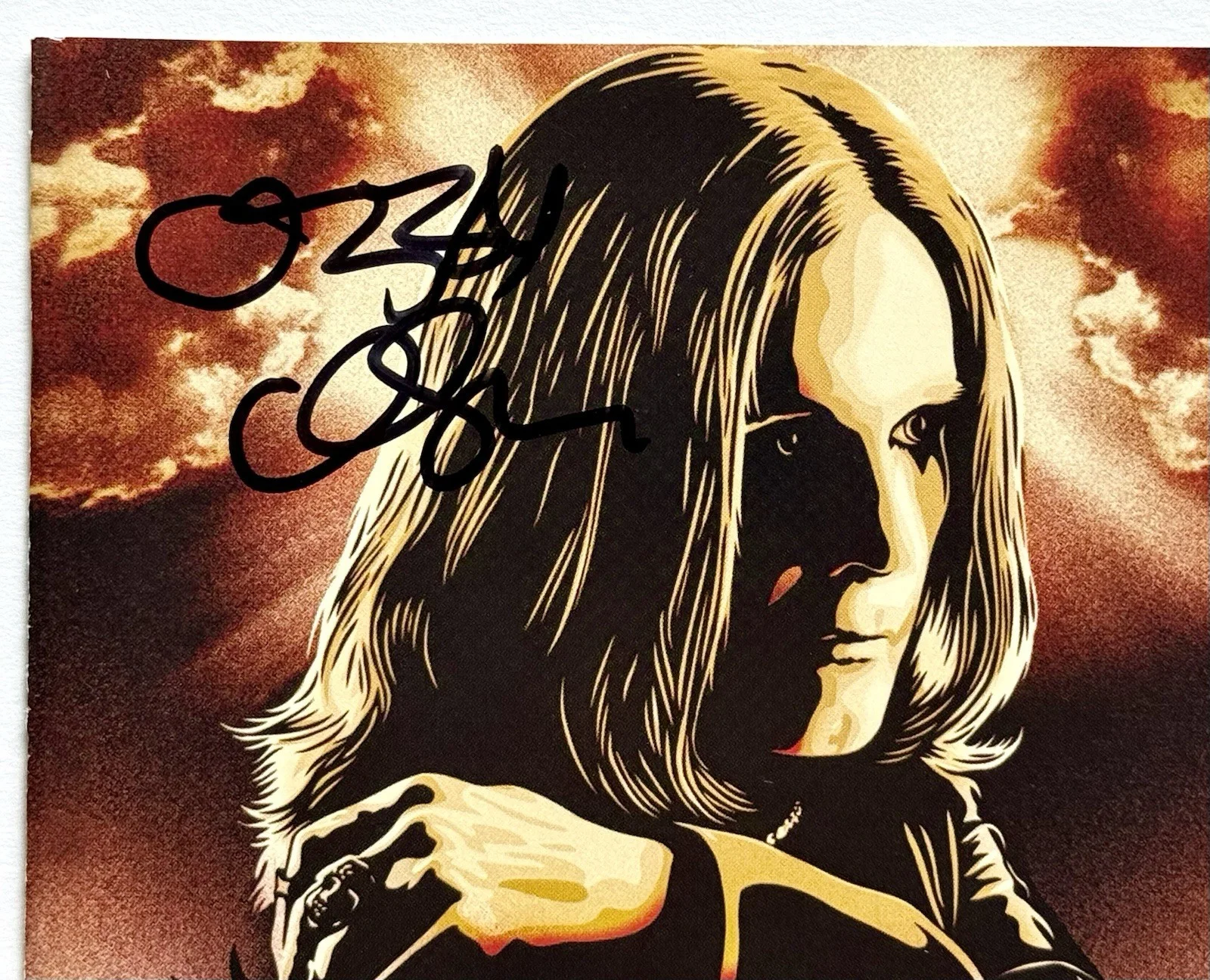 Ozzy Osbourne signed DVD God Bless psa dna coa in concert obtained, image 2