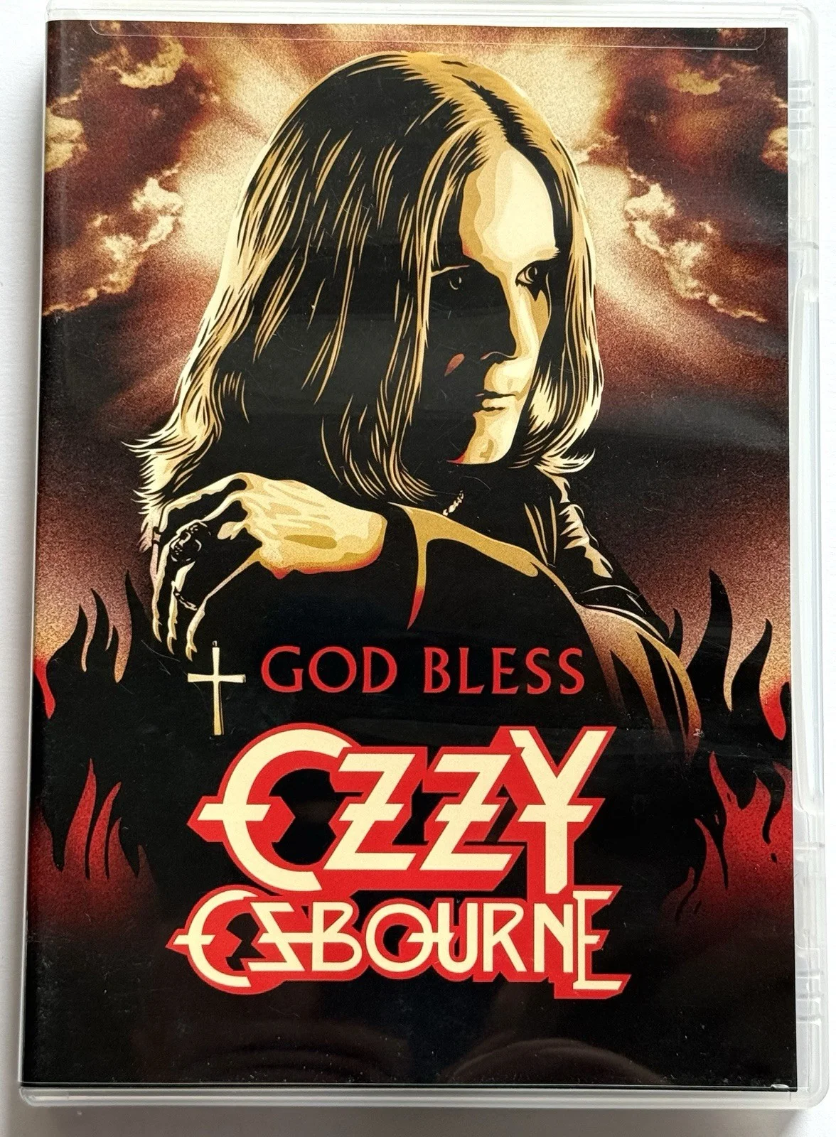 Ozzy Osbourne signed DVD God Bless psa dna coa in concert obtained, image 5