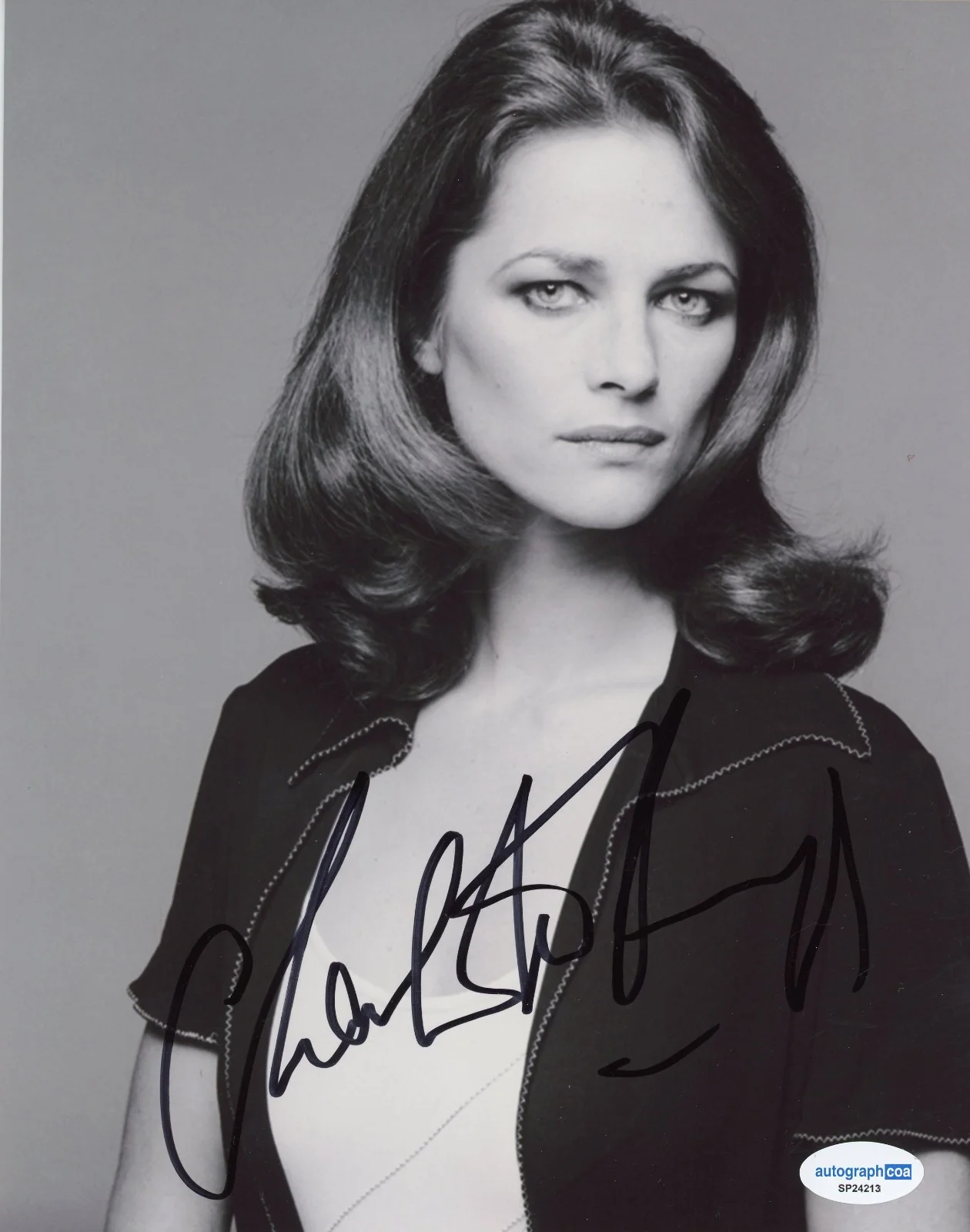Charlotte Rampling — Charlotte Rampling DUNE Part TWO star Signed Autographed 8x10 Photo ACOA B, image 2