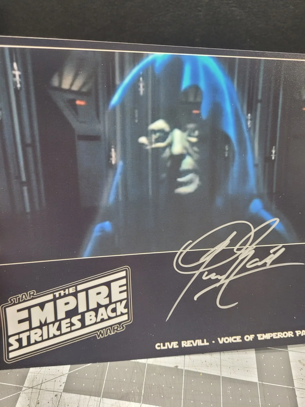 Clive Revill — STAR WARS ESB Emperor Palpatine / Clive Revill Autographed 8x10 S.W. CELEBRATION, изображение 3