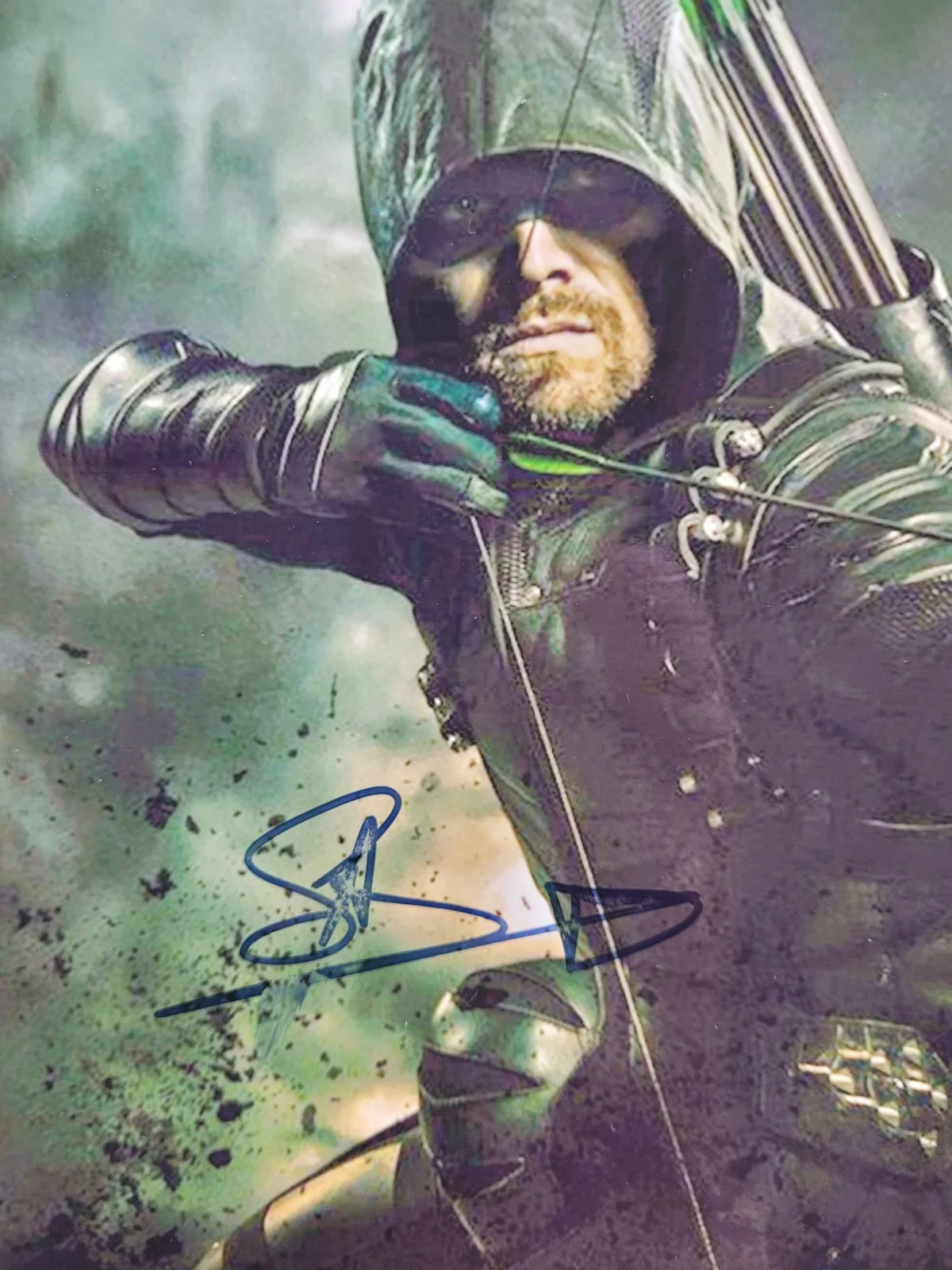 Stephen Amell — Stephen Amell Autographed 8x10 Arrow Photo Green Arrow CW TV Series St. Louis MO, изображение 3