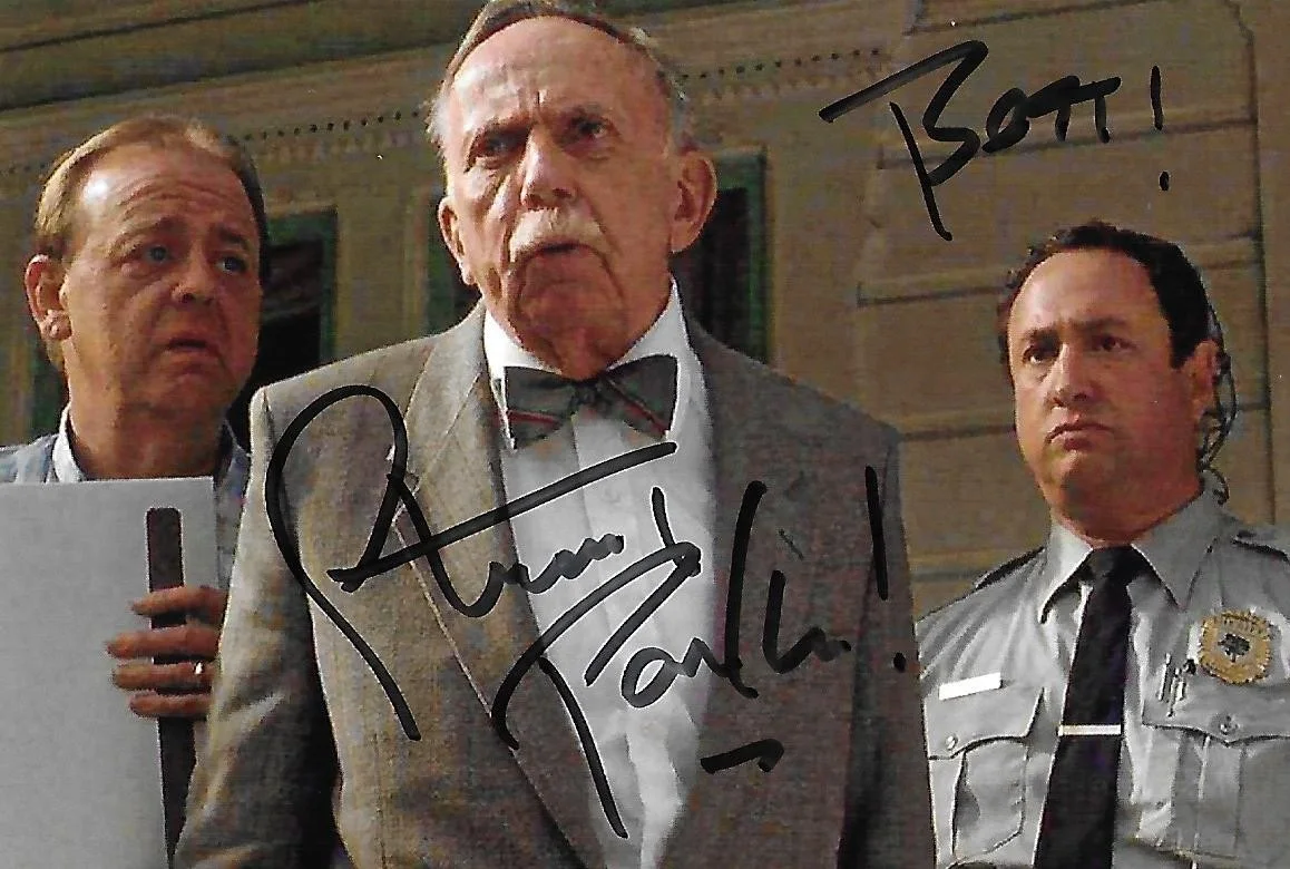 Stuart Pankin — Stuart Pankin signed 4x6 photo Batman Big Bully Actor TV RARE COA LOOK!