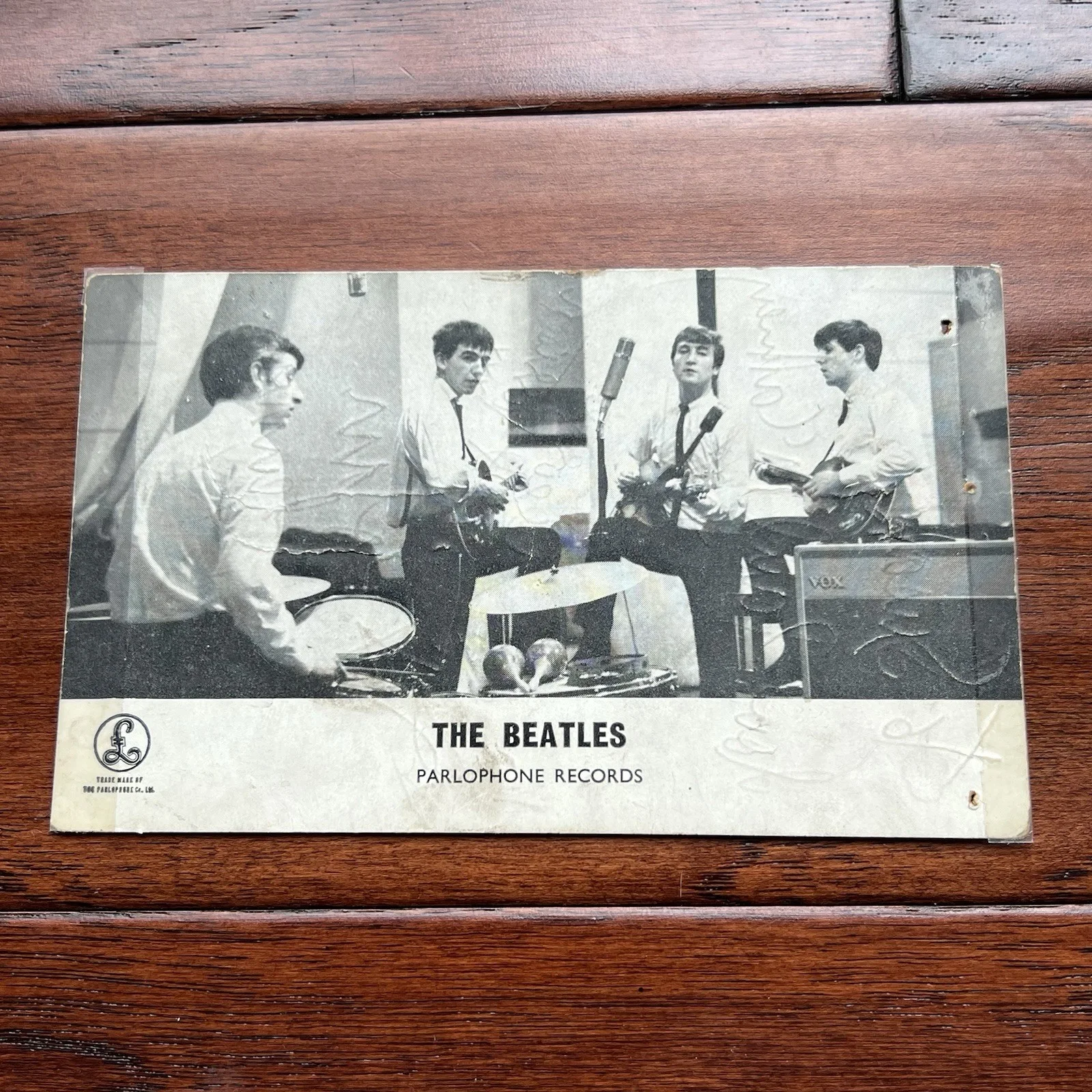 PAUL McCARTNEY * JSA Beatles Parlophone Promo Card AUTOGRAPH Set SIGNED by Paul, изображение 3