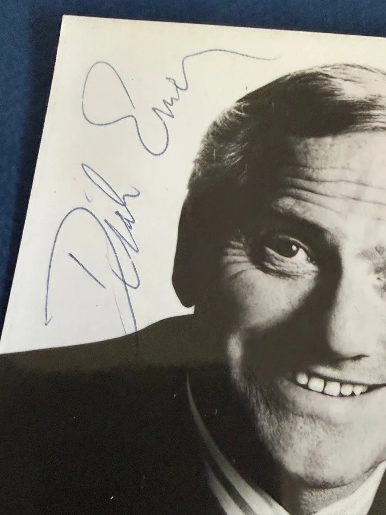 Dick Emery — Dick Emery 1960 1970 Comedian TV Host Signed Postcard Photograph Autograph, image 2