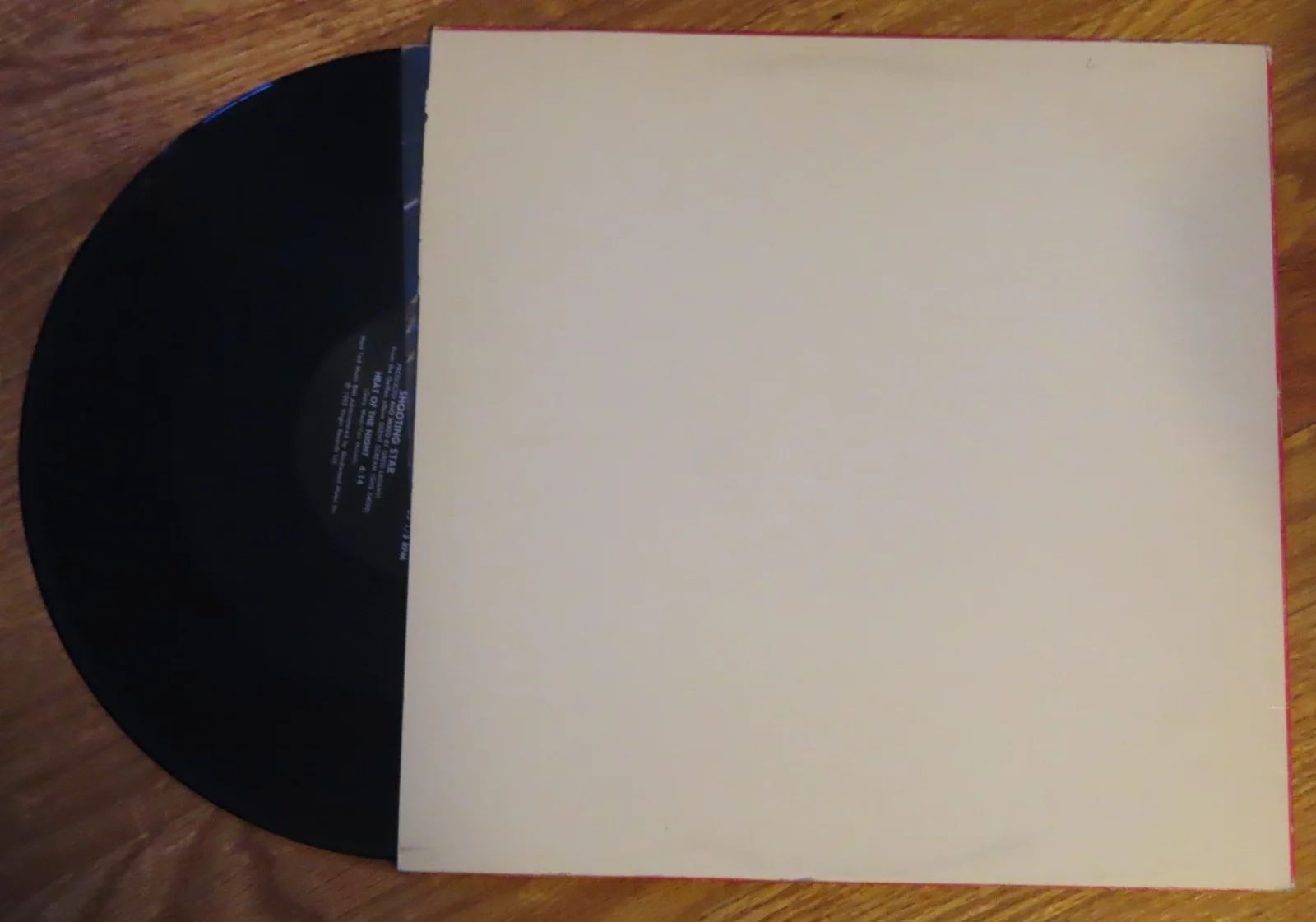 SHOOTING STAR CHAD WALTZ signed HEAT OF THE NIGHT 1985 Single Record, изображение 3