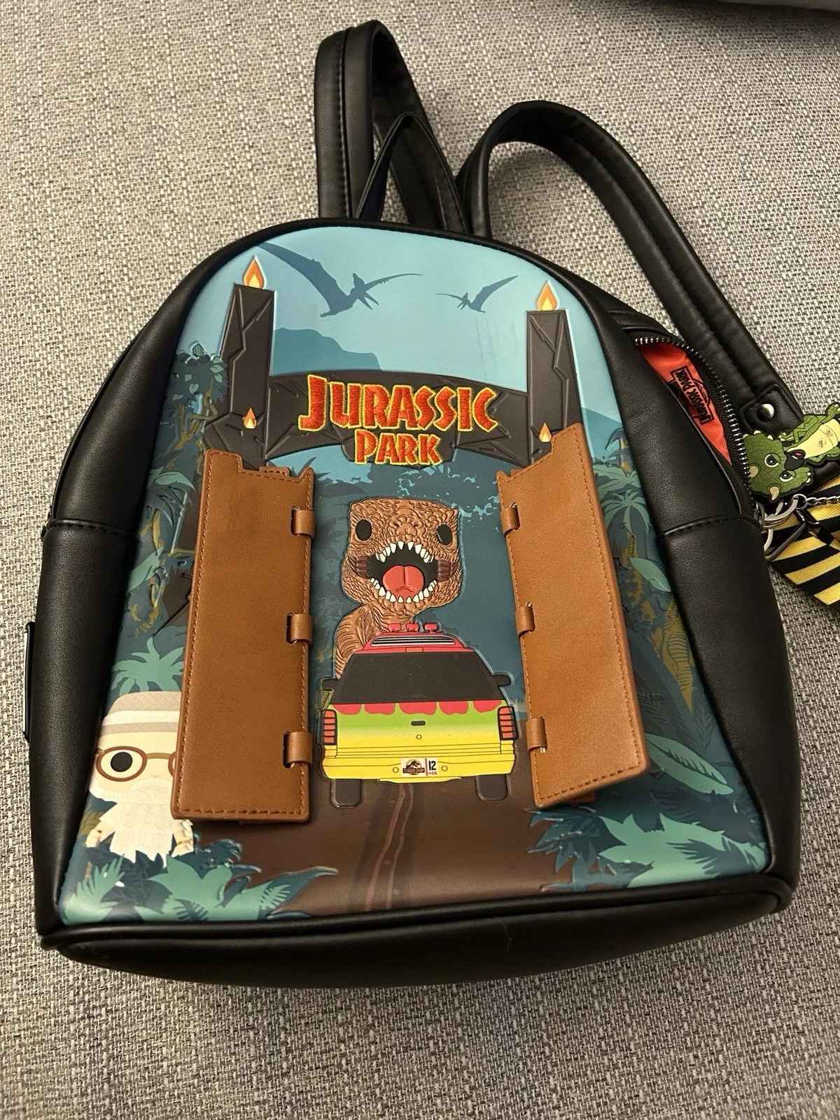 Jurassic Park Loungefly Backpack Rucksack Funko Pop Rare Used, image 2