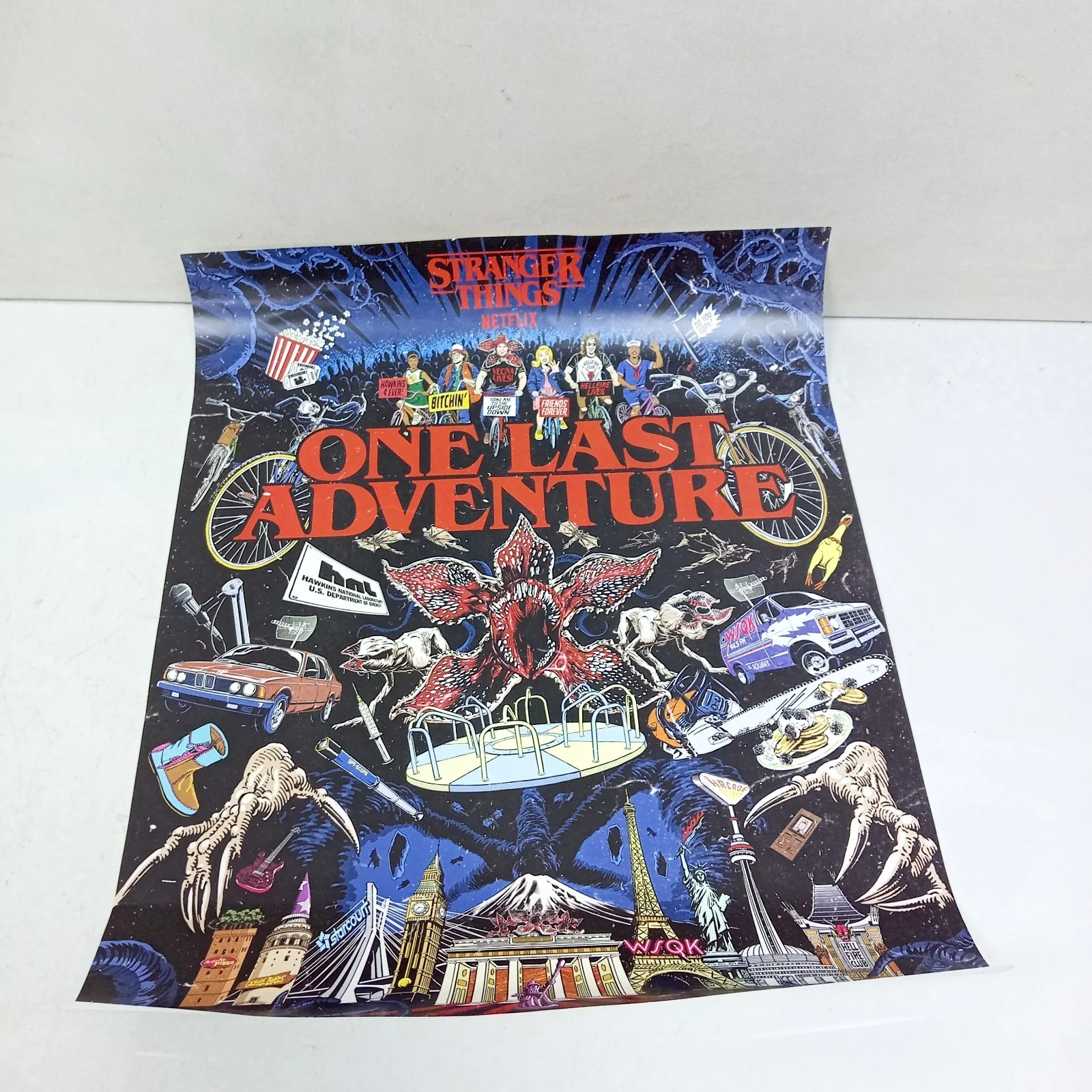 STRANGER THINGS 5 UK PREMIERE GOODY BAG POSTER TICKET POPCORN LOLLIPOPS, изображение 2