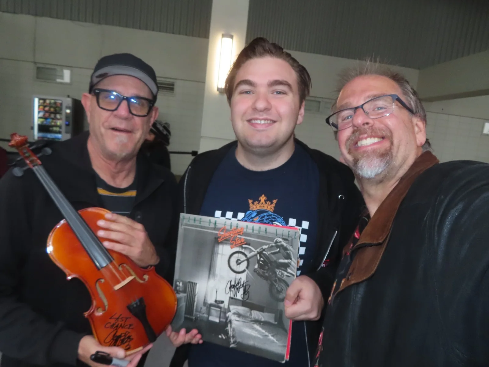 SHOOTING STAR CHAD WALTZ signed "Hang On for Your Life" 1981 Record "Breakout", изображение 3