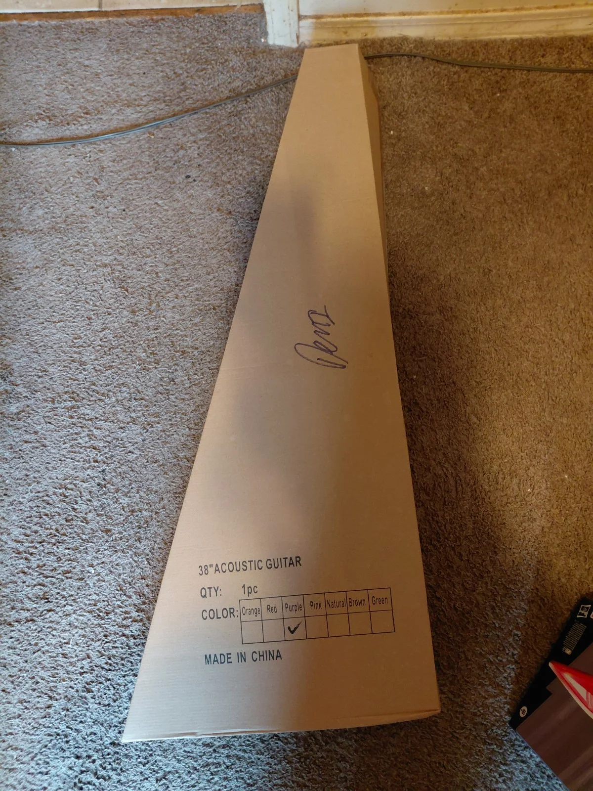 Ed Sheeran Signed Autograph Custom Acoustic Guitar JSA COA, image 2