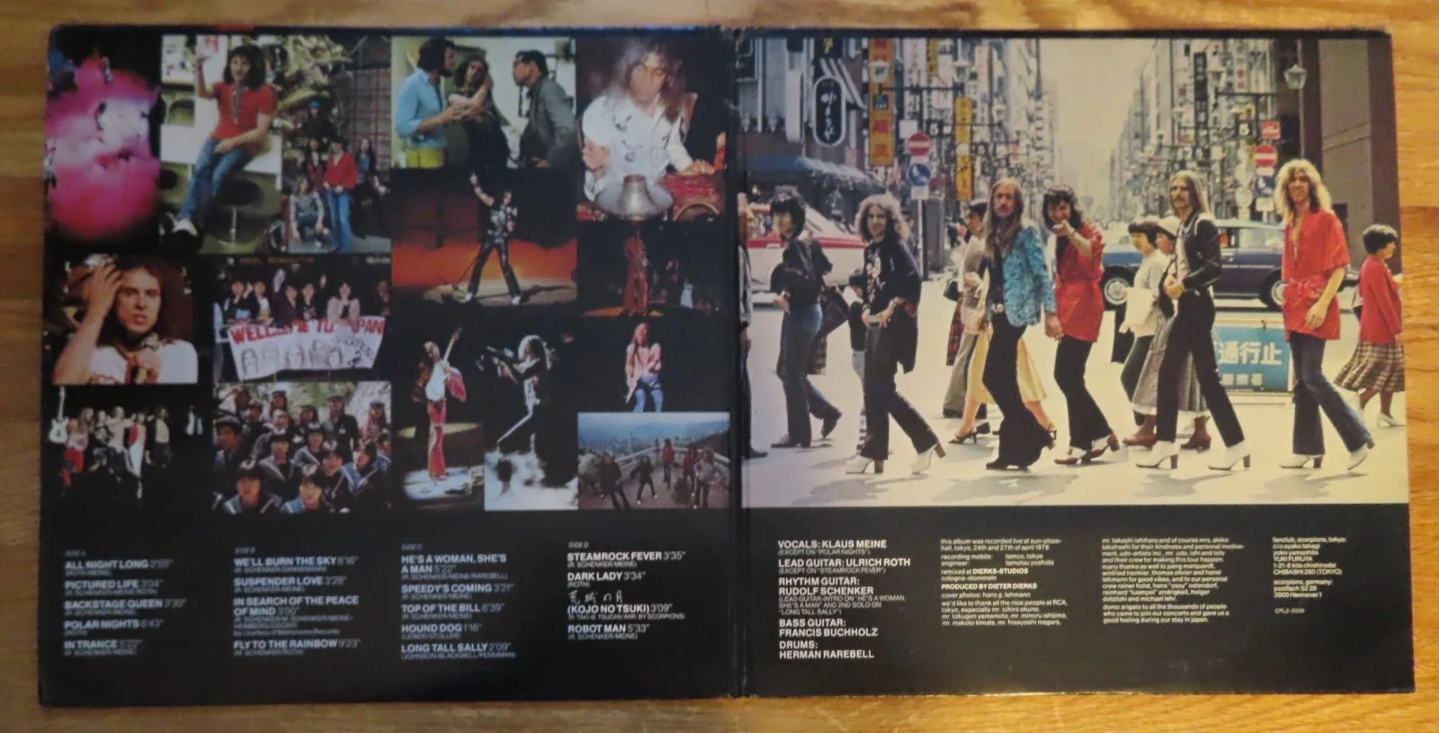 SCORPIONS' ULI JON ROTH signed TOKYO TAPES 1978 RecordS "We'll Burn the Sky", изображение 2