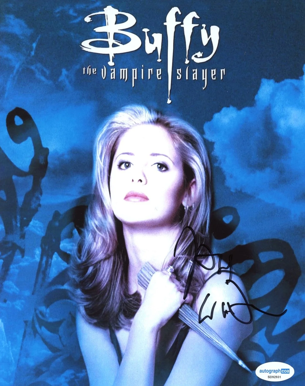 JOSS WHEDON — Joss Whedon signed "BUFFY VAMPIRE THE SLAYER" 8x10 Photo EXACT PROOF c ACOA COA, изображение 4