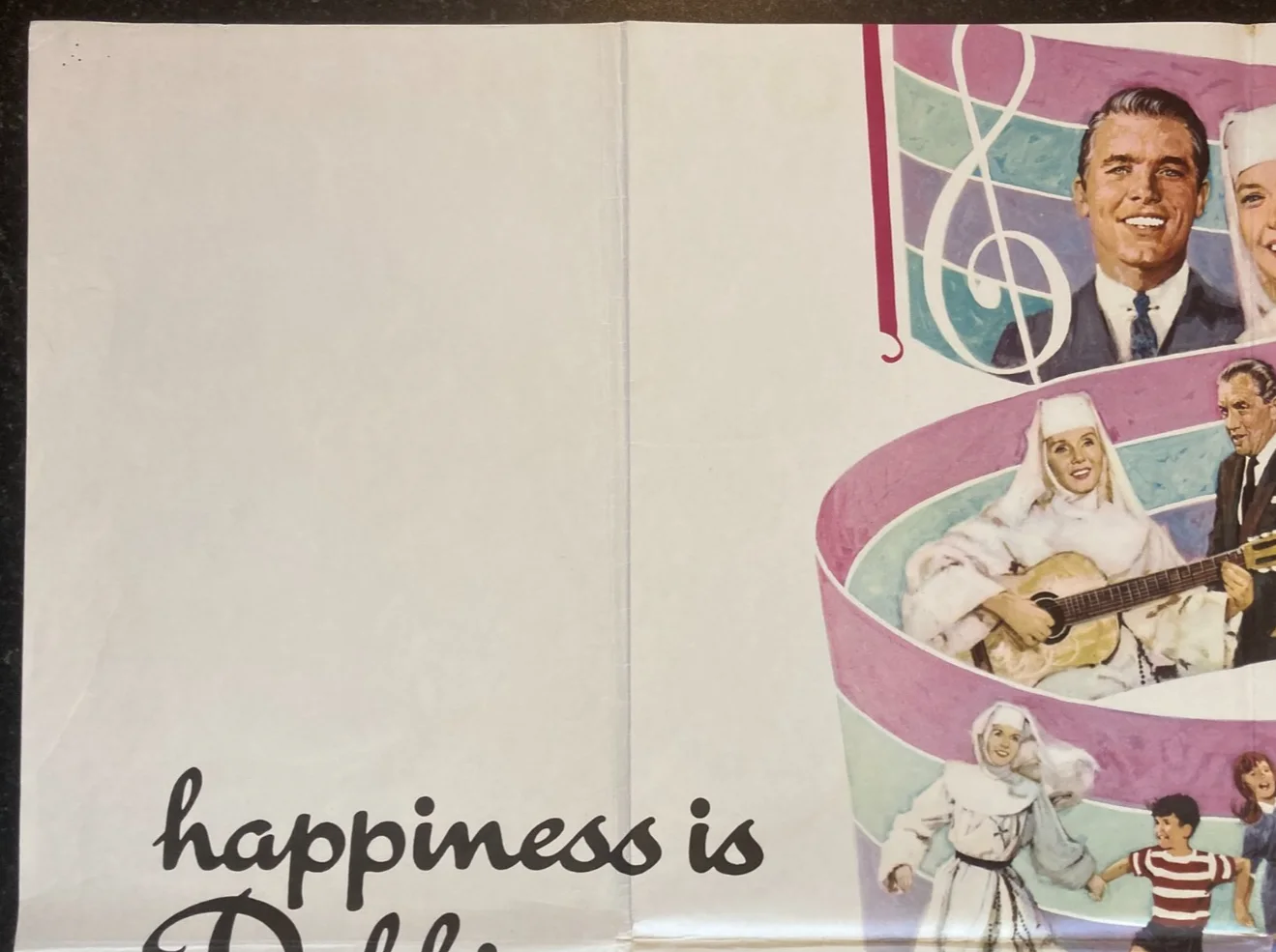 THE SINGING NUN 1966 Original Cinema UK Quad Movie POSTER Debbie Reynolds, изображение 5