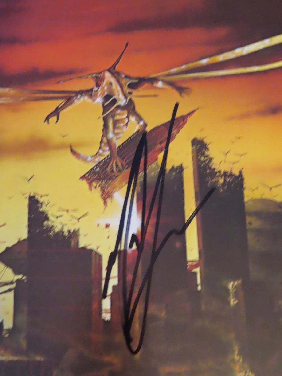 MICHAEL SALDER of SAGA signed Images at Twilight 1979 Record / Album COA, изображение 2