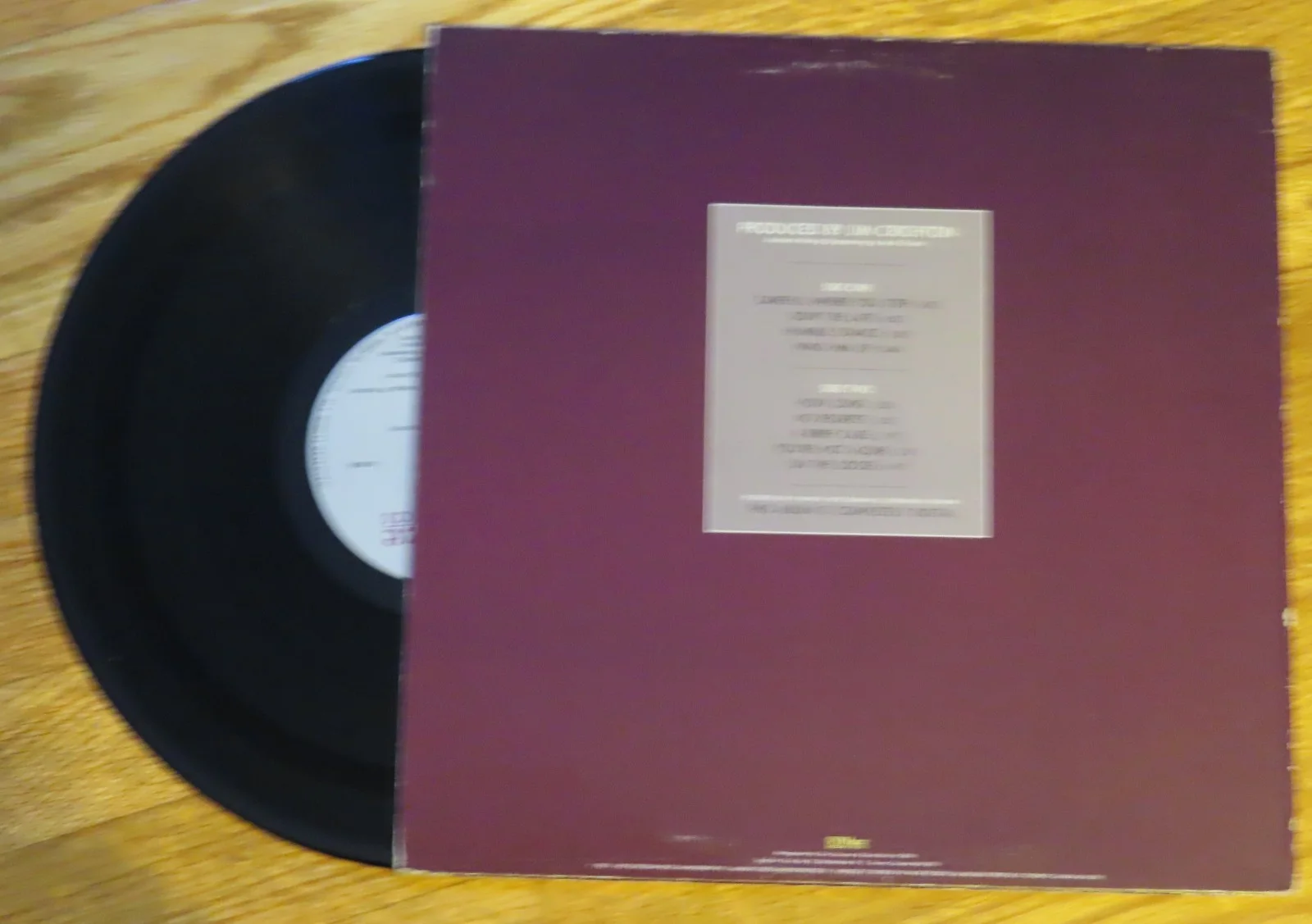 MICHAEL SALDER of SAGA signed In Transit 1982 LIVE Record / Album COA, изображение 3