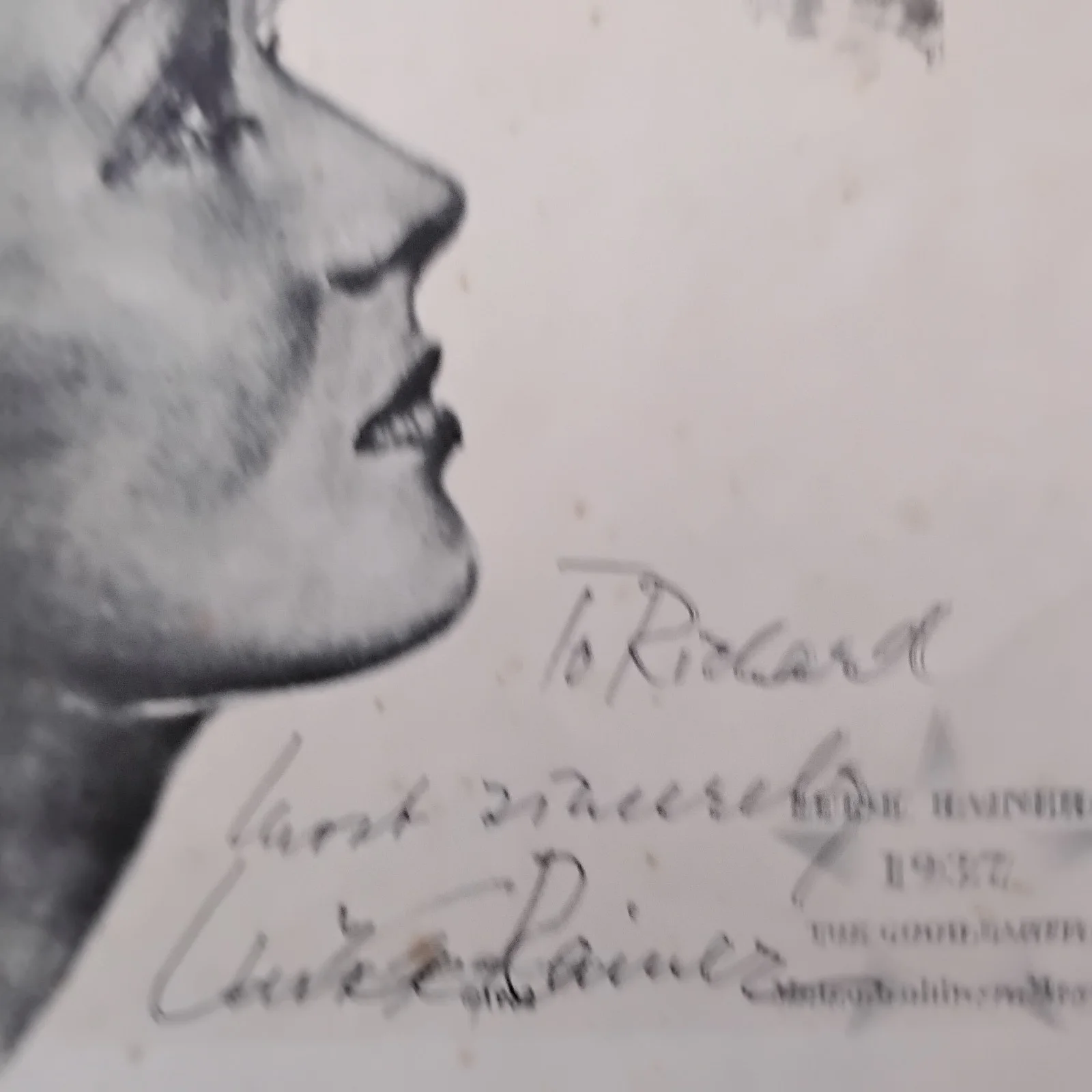 Luise Rainer SIGNED Volpe Photo 30s Actress MGM Good Earth Great Ziegfeld Oscar, изображение 4