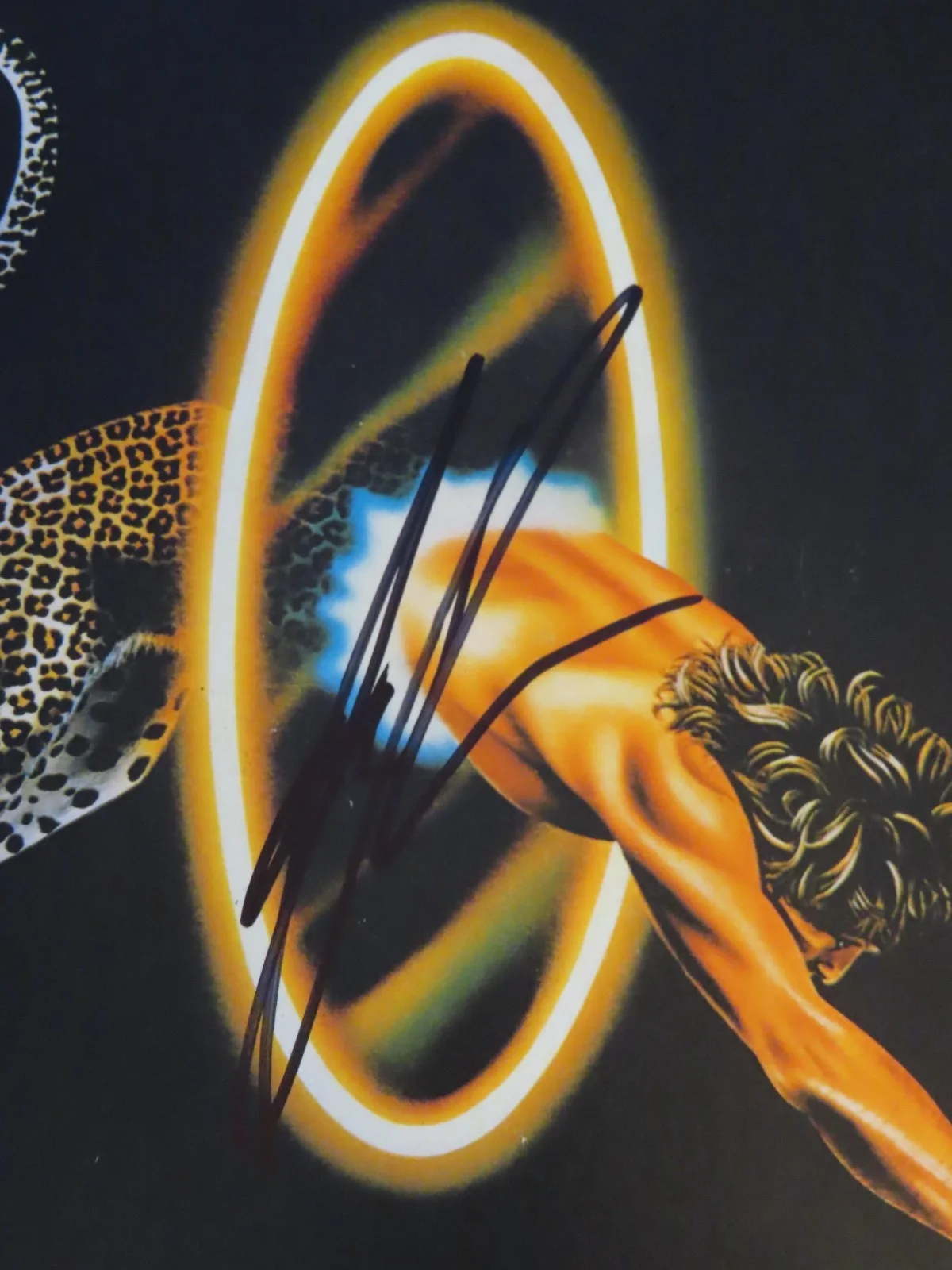 MICHAEL SALDER of SAGA signed Scratchin' The Surface 1983 Record / Album COA, image 2