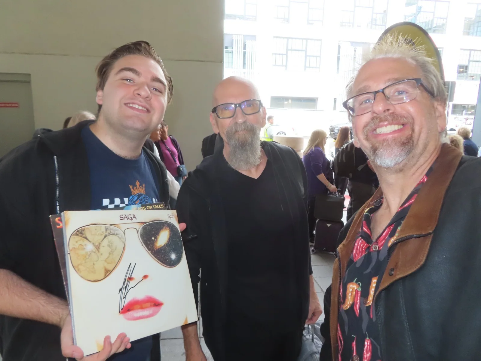 MICHAEL SALDER of SAGA signed Heads or Tales 1983 Record / Album COA, изображение 4