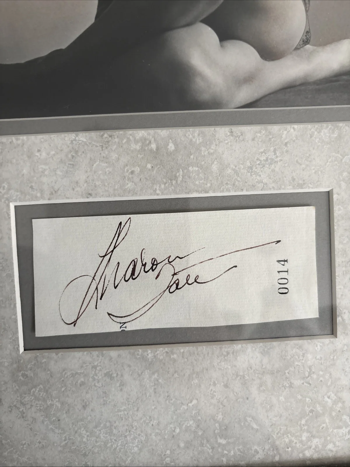 Sharon Tate — sharon tate signature Authentic With COA, image 2