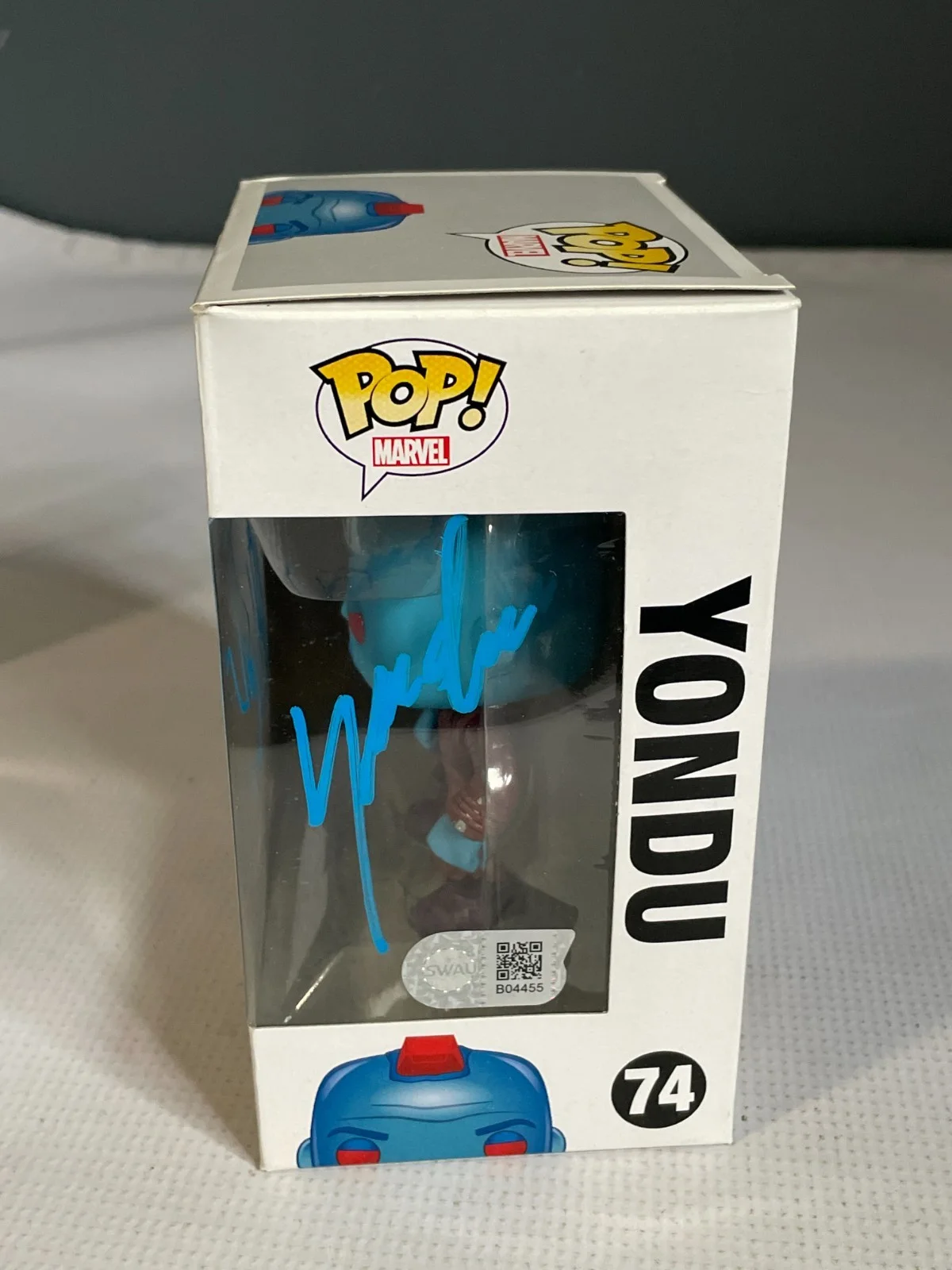Michael Rooker — Michael Rooker "Yondu"" Signed Guardians of Galaxy 74 Funko Pop SWAU, image 4