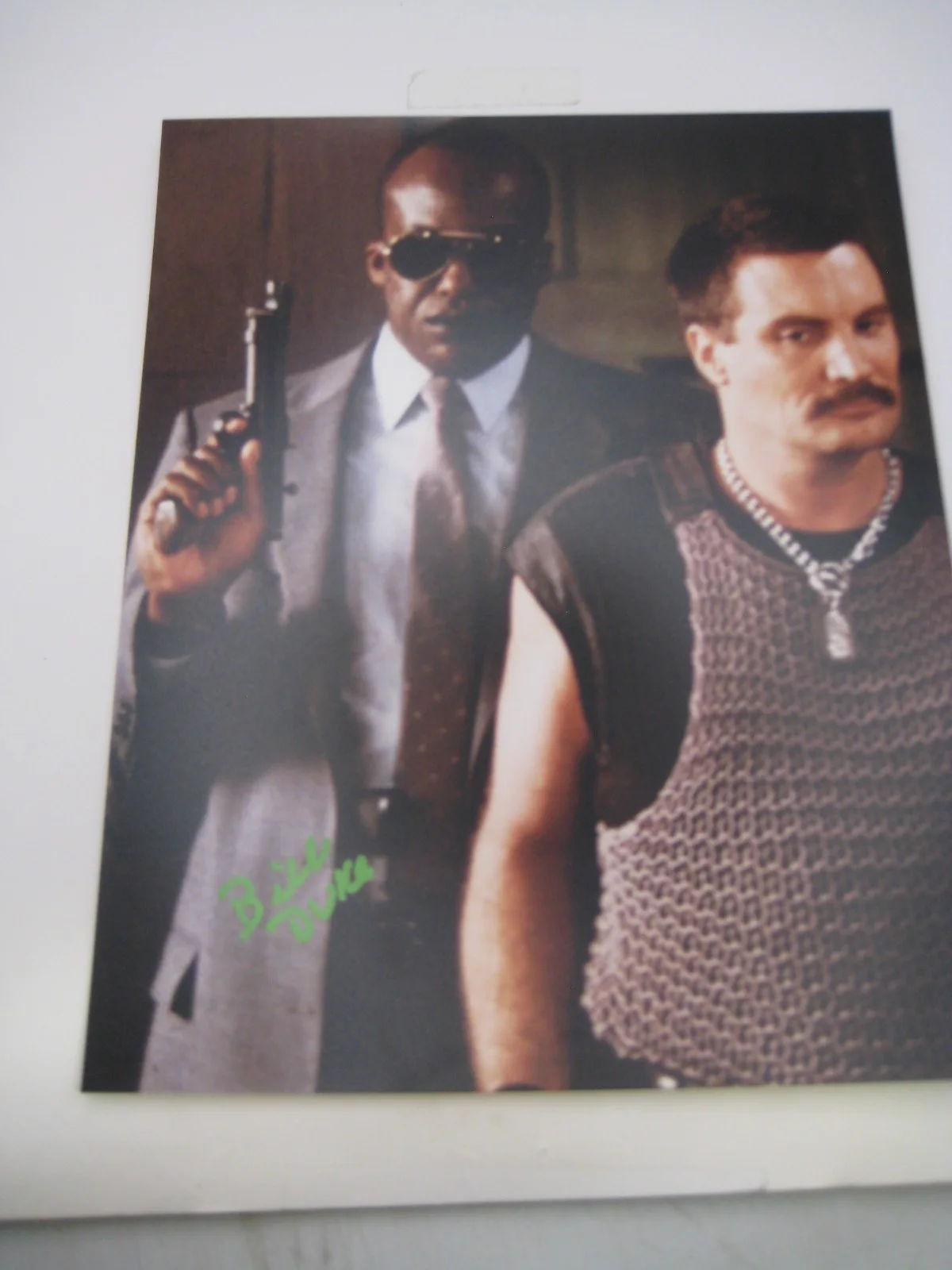 BILL DUKE — BILL DUKE ACTOR AUTOGRAPHED 8X10 PHOTO COA FREE SHIPPING, изображение 2