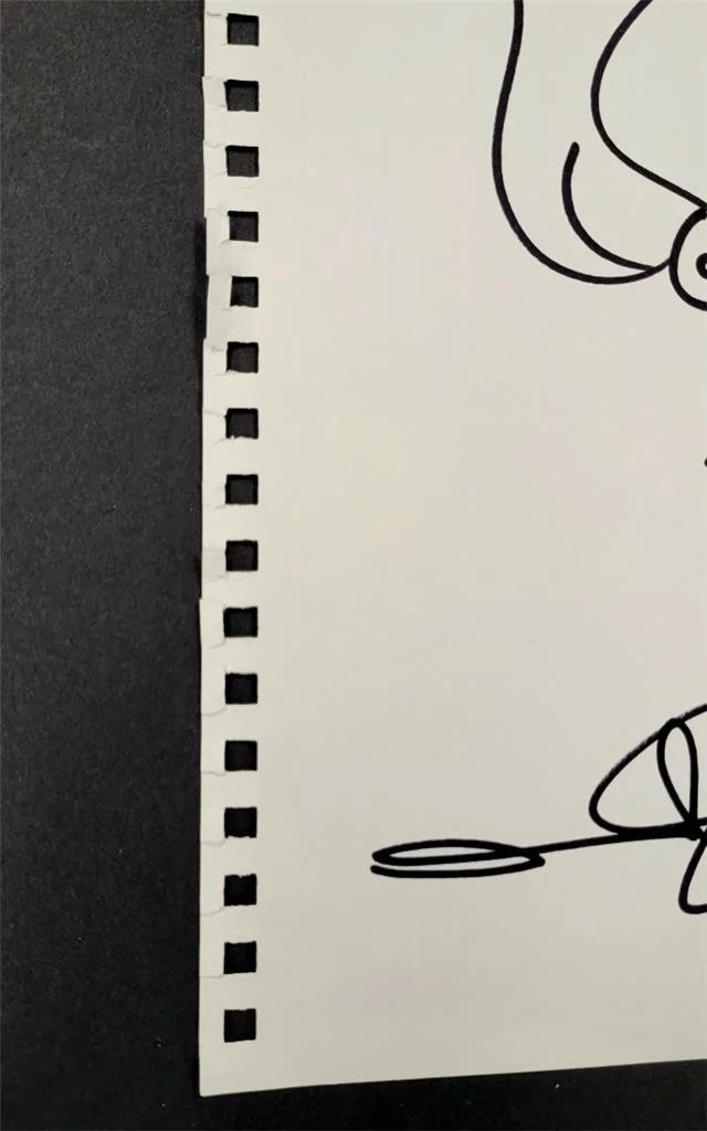 Andy Muschietti — Andy Muschietti signed sketch IT Pennywise 11x14 autograph ~ Beckett BAS, image 3