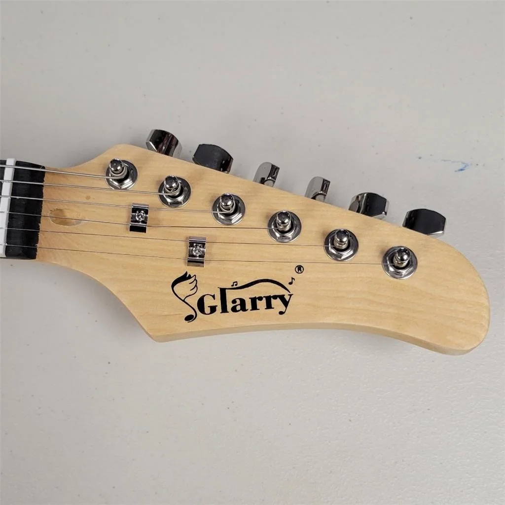 Flea signed Full Size Glarry Electric Guitar autograph Red Hot Chili Peppers JSA, изображение 5