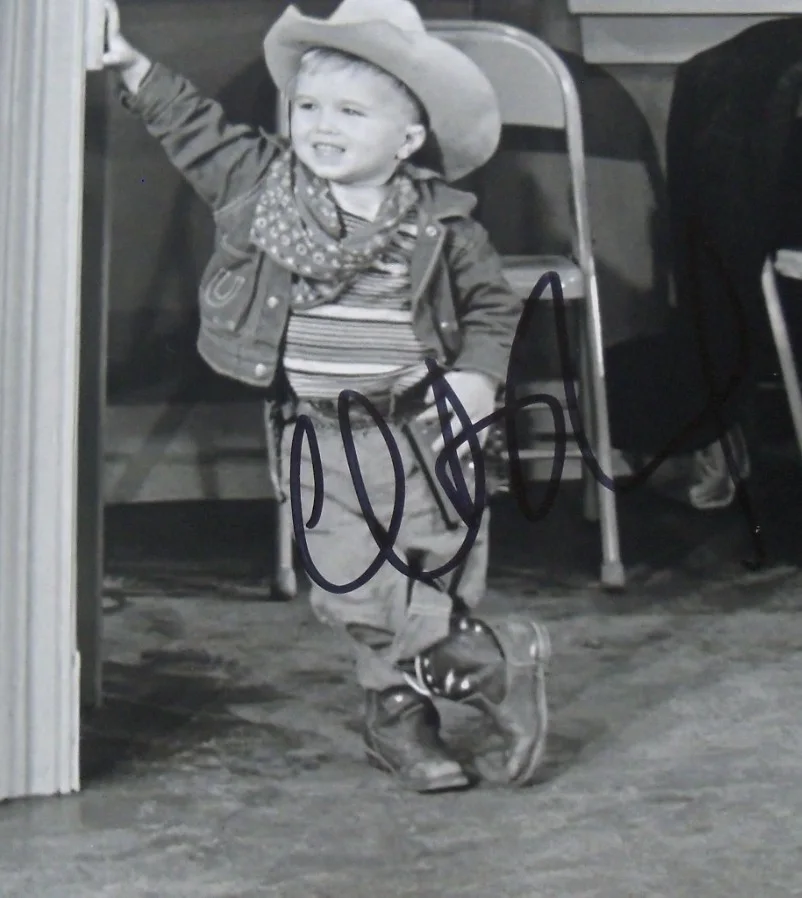Clint Howard — Clint Howard signed photo COA The Andy Griffith Show Leon, изображение 2
