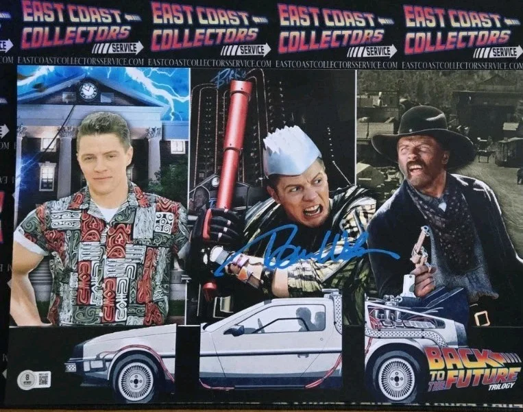 Thomas F. Wilson — THOMAS F. WILSON AUTOGRAPHED PHOTO BACK TO THE FUTURE BECKETT COA HOLO AUTHENTIC