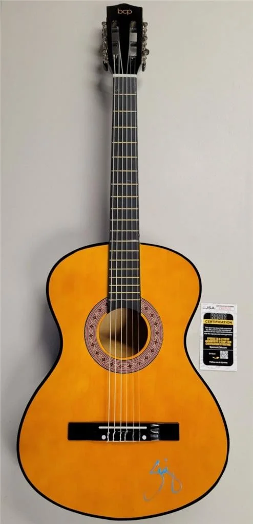Serj Tankian signed Acoustic Guitar autograph System of a Down ~ JSA COA, изображение 2