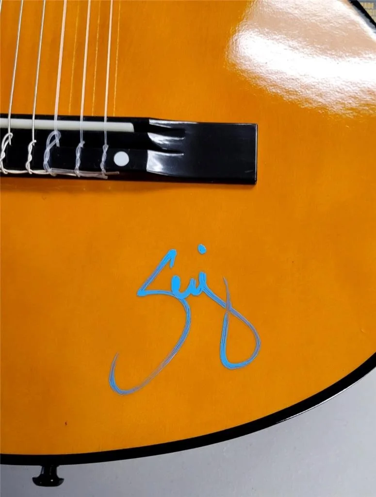 Serj Tankian signed Acoustic Guitar autograph System of a Down ~ JSA COA, изображение 3