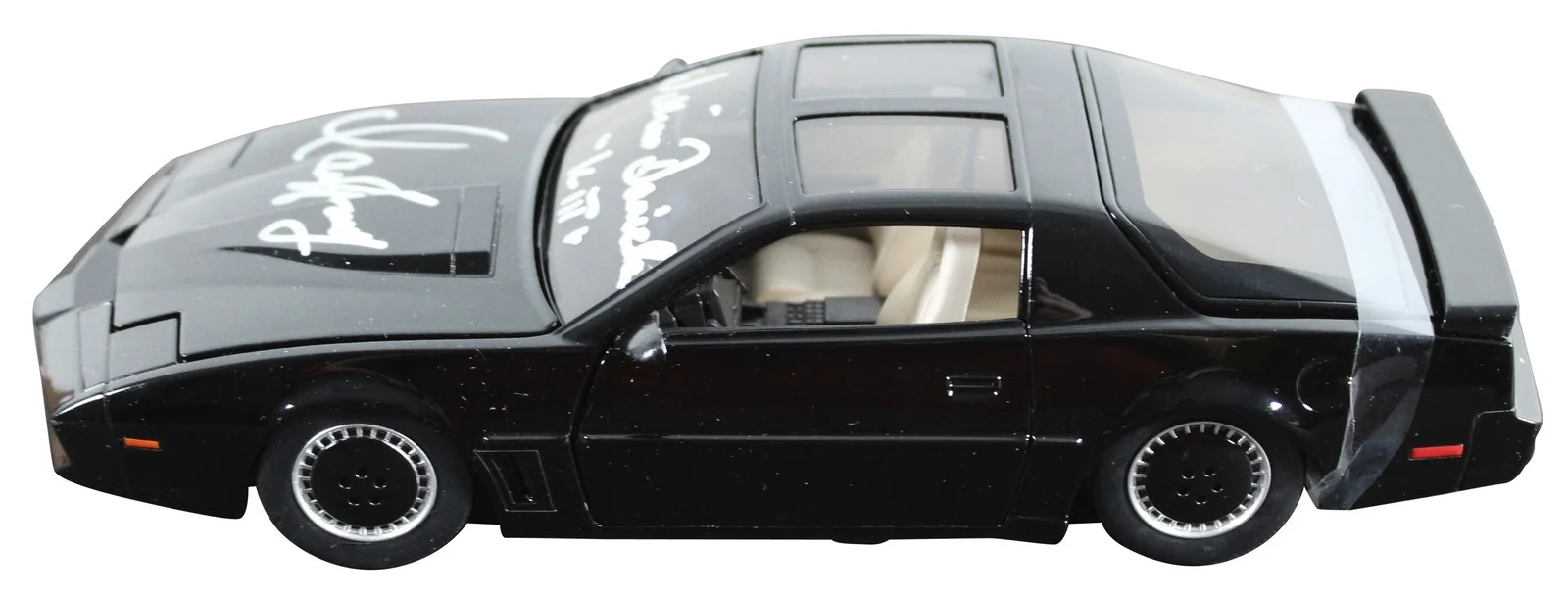David Hasselhoff, William Daniels — Hasselhoff & Daniels Knight Rider Signed 1:24 Die Cast Metal K.I.T.T. Car BAS, изображение 4